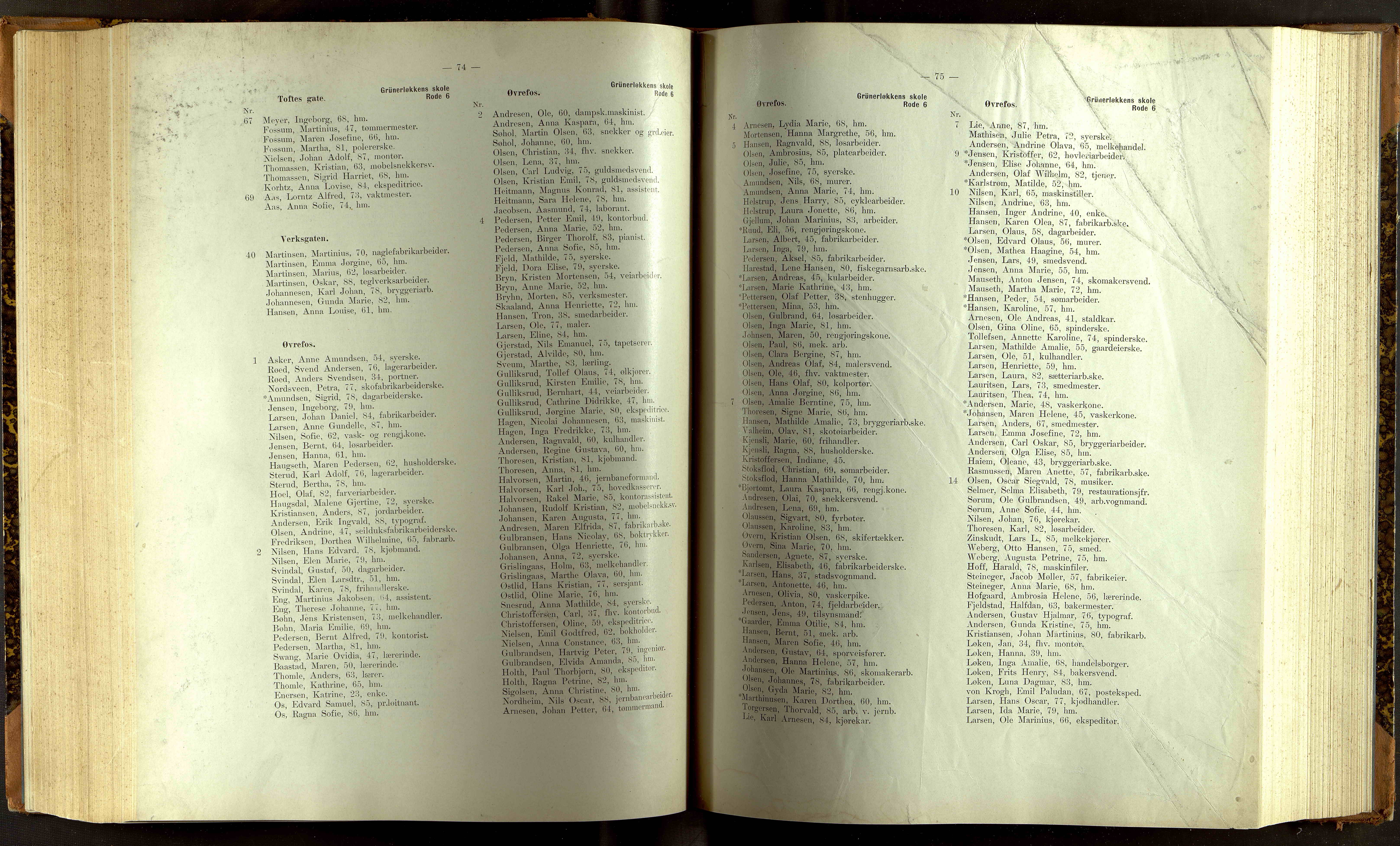 Folkeregisteret ( Valgstyret ), OBA/A-20059, 1913, s. 4074-4075