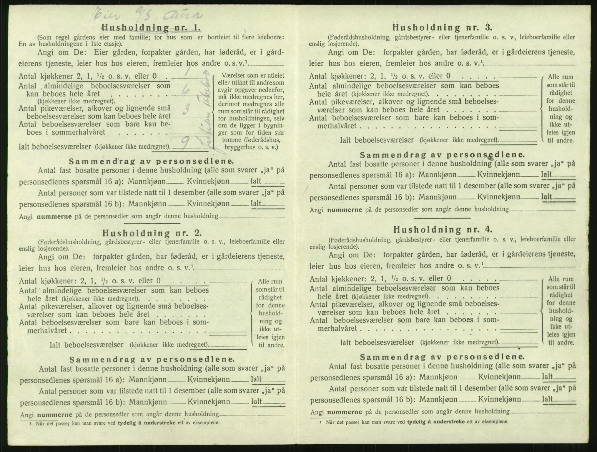 SAT, Folketelling 1920 for 1563 Sunndal herred, 1920, s. 127