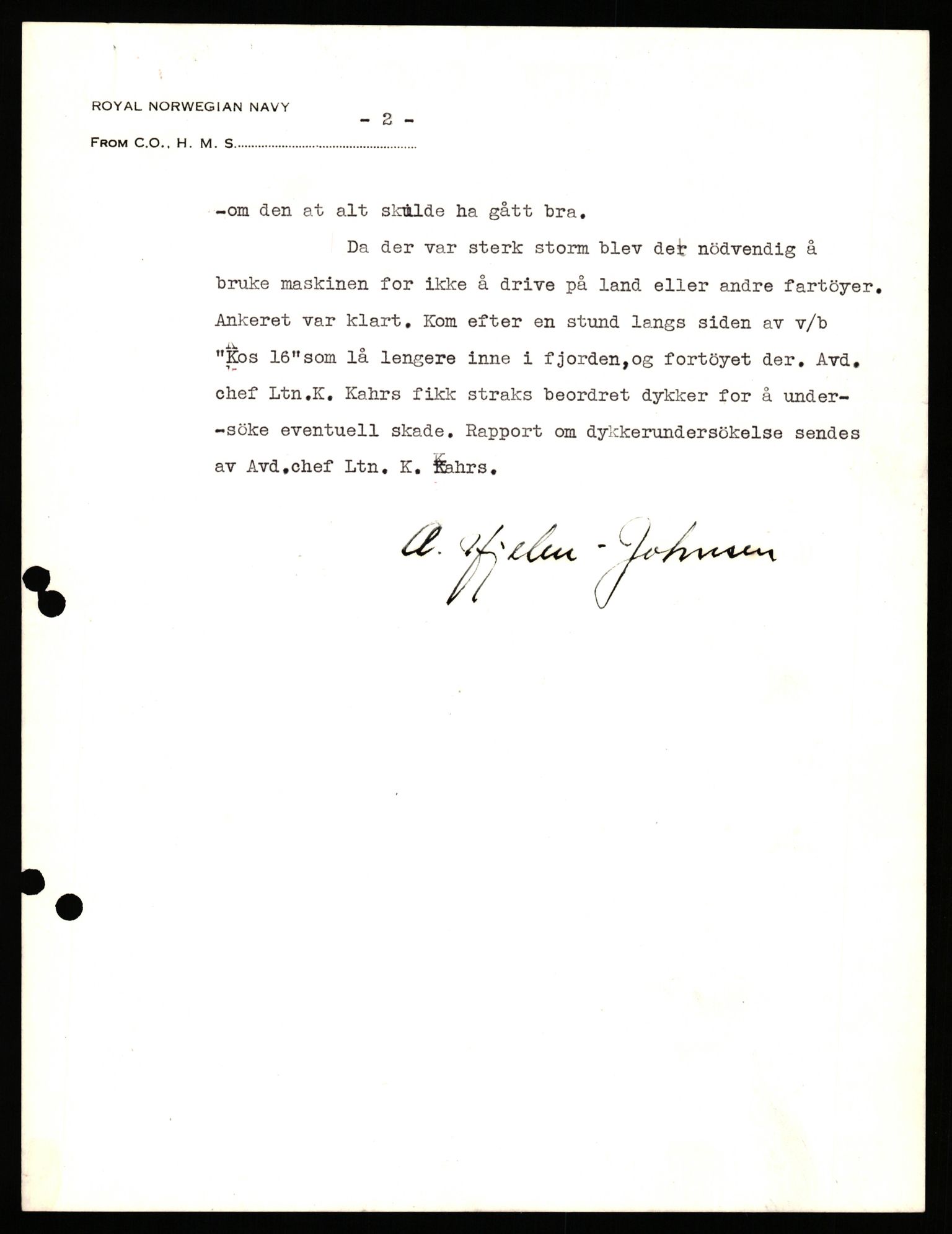 Forsvaret, Sjøforsvarets overkommando, AV/RA-RAFA-2035/D/Dc/L0306: --, 1940-1945, s. 27