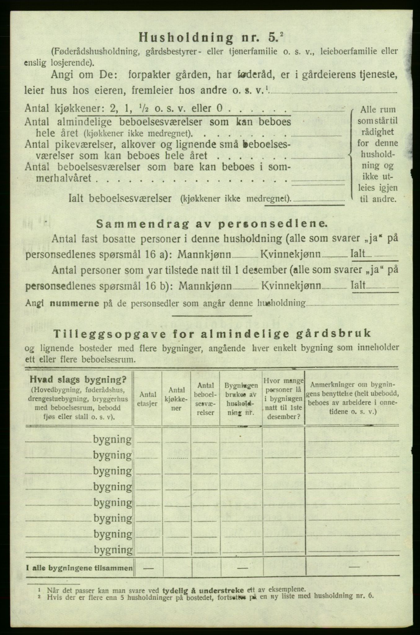 SAB, Folketelling 1920 for 1225 Varaldsøy herred, 1920, s. 29