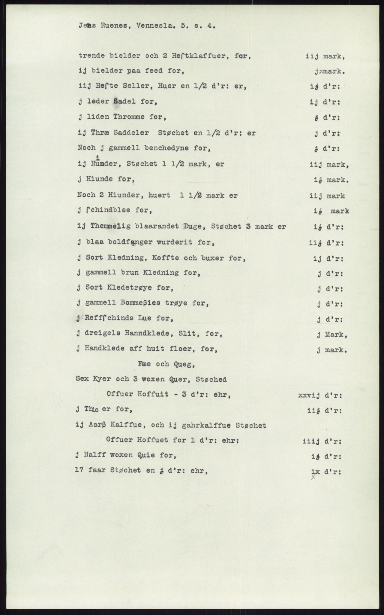 Samlinger til kildeutgivelse, Diplomavskriftsamlingen, AV/RA-EA-4053/H/Ha, s. 2484