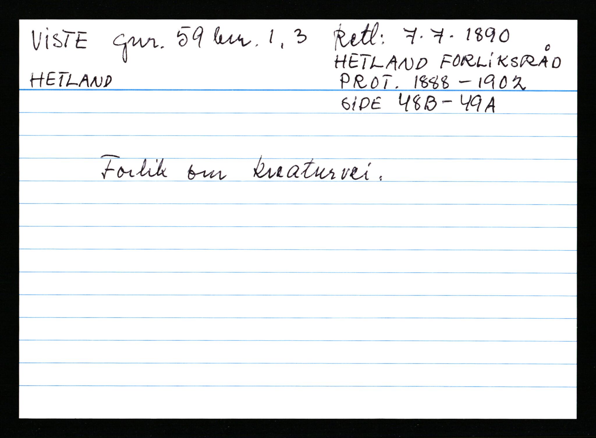 Statsarkivet i Stavanger, AV/SAST-A-101971/03/Y/Ym/L0067: Åstedskort sortert etter gårdsnavn: Vik - Vold, 1600-1950, s. 570