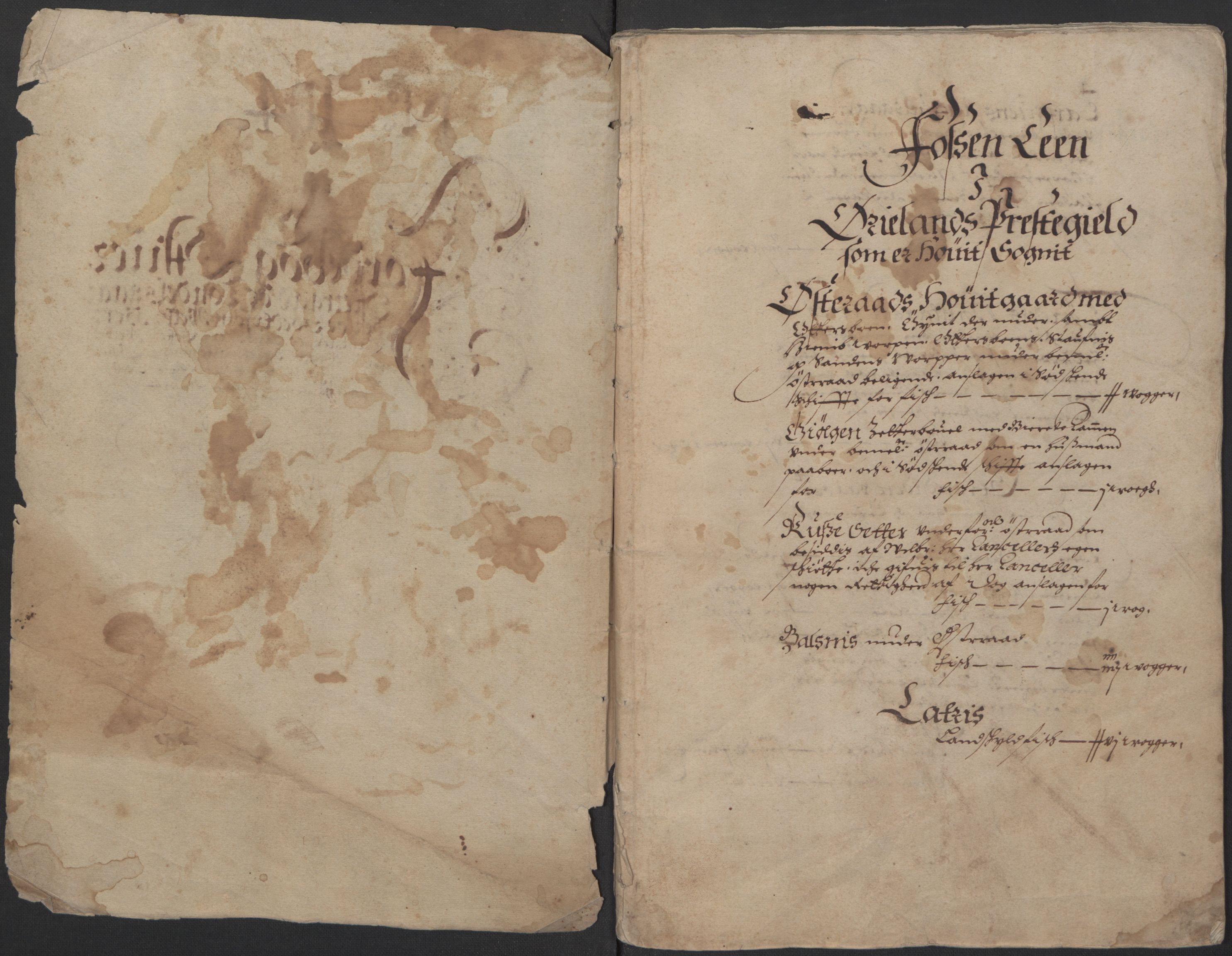 Rentekammeret inntil 1814, Realistisk ordnet avdeling, AV/RA-EA-4070/L/L0029/0005: Trondheim lagdømme: / Jordebok over Østråt og Tøndel gård og gods, 1661