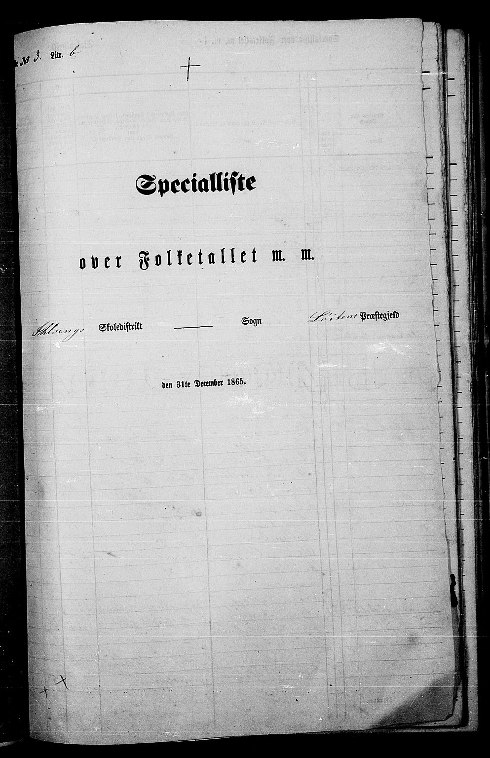 RA, Folketelling 1865 for 0415P Løten prestegjeld, 1865, s. 85