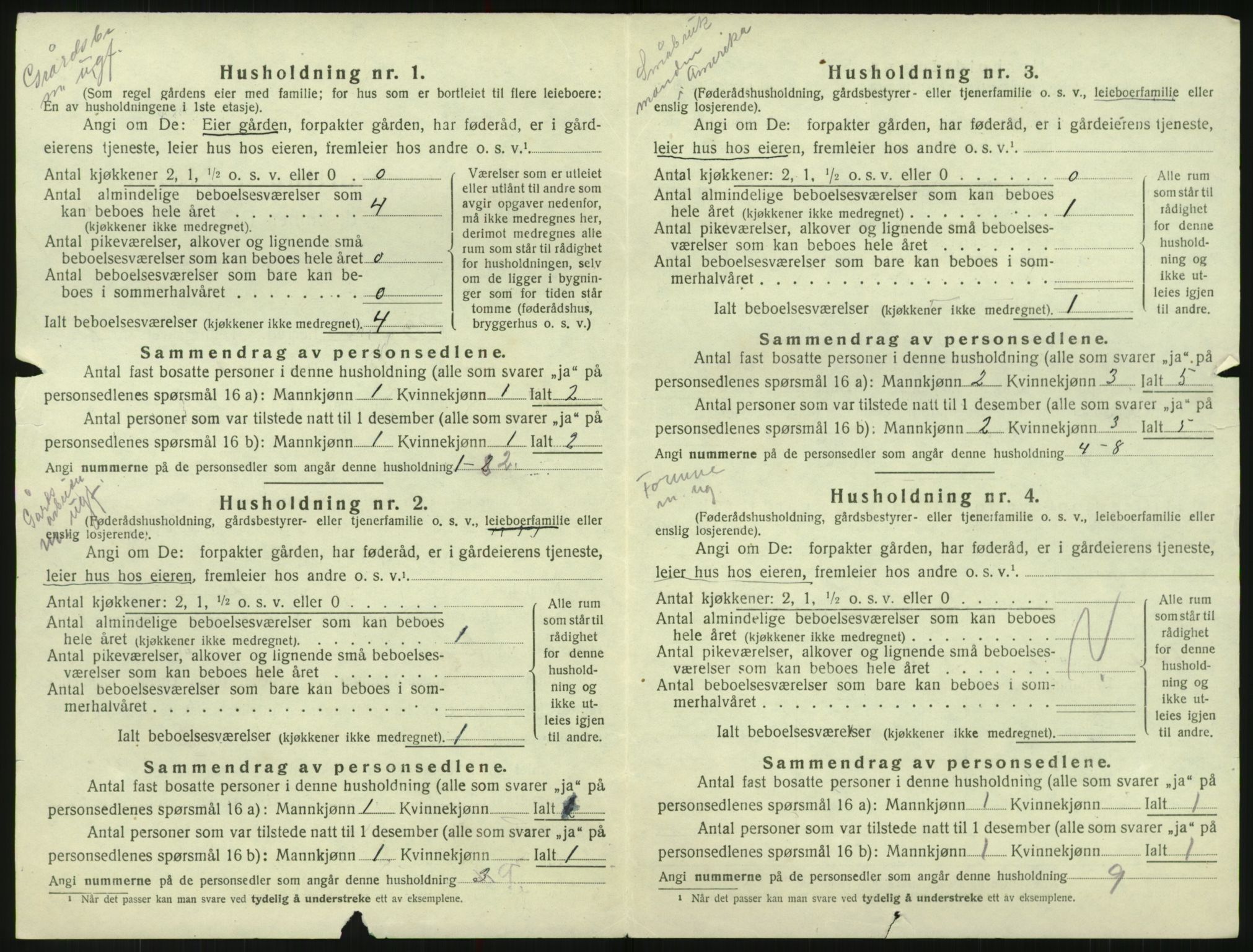 SAK, Folketelling 1920 for 0941 Bykle herred, 1920, s. 62
