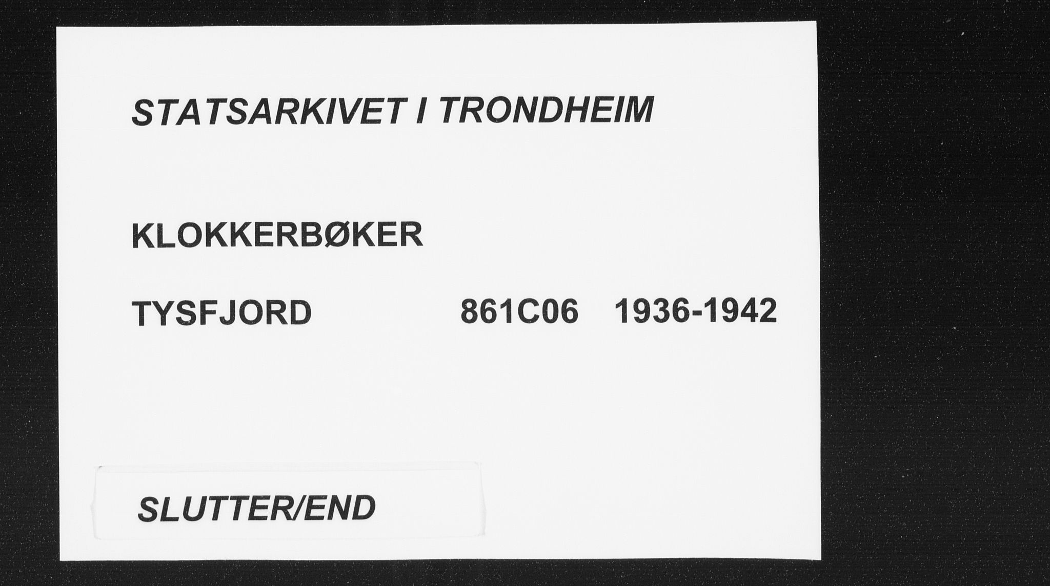 Ministerialprotokoller, klokkerbøker og fødselsregistre - Nordland, AV/SAT-A-1459/861/L0880: Klokkerbok nr. 861C06, 1936-1942