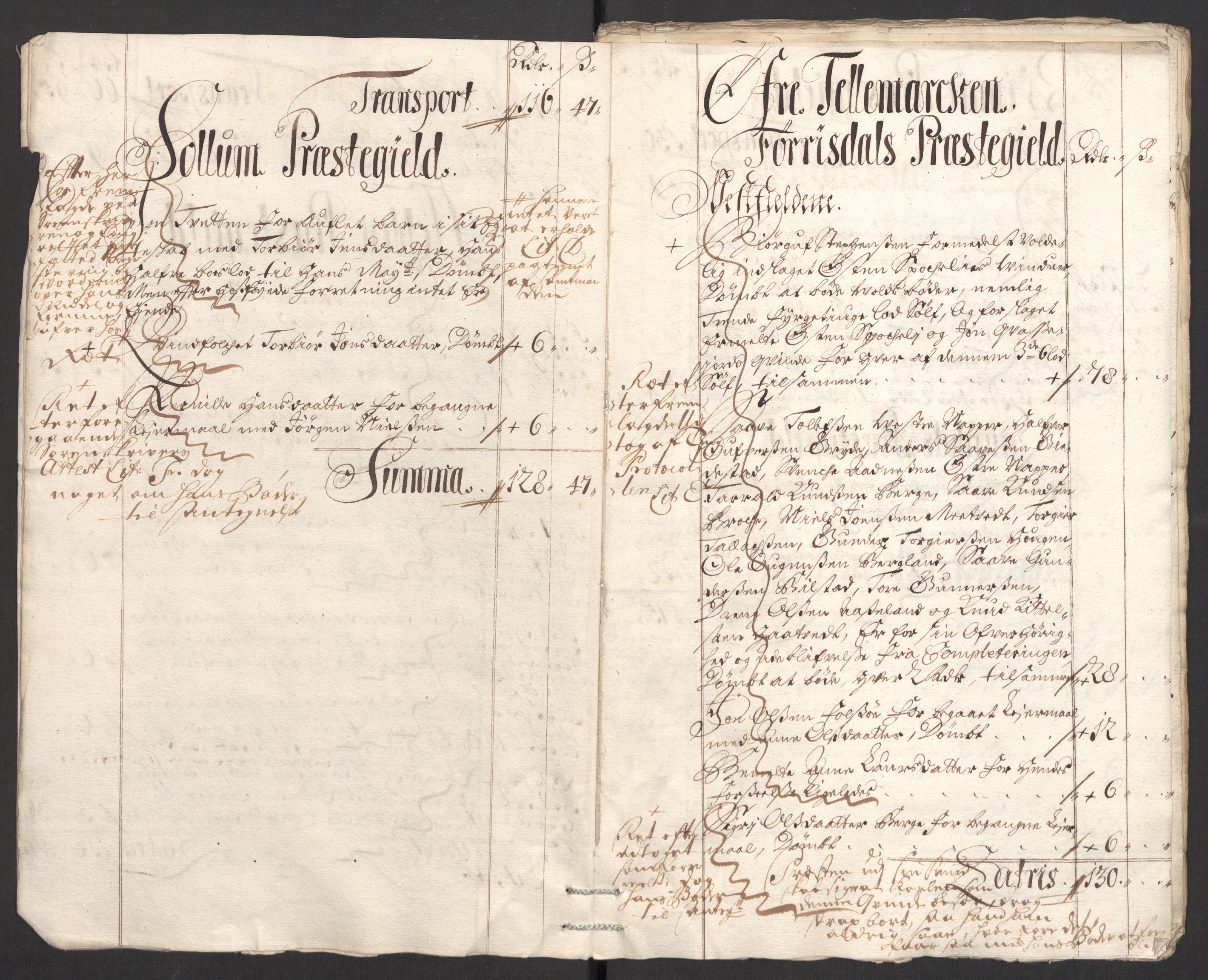 Rentekammeret inntil 1814, Reviderte regnskaper, Fogderegnskap, AV/RA-EA-4092/R36/L2108: Fogderegnskap Øvre og Nedre Telemark og Bamble, 1703, s. 41