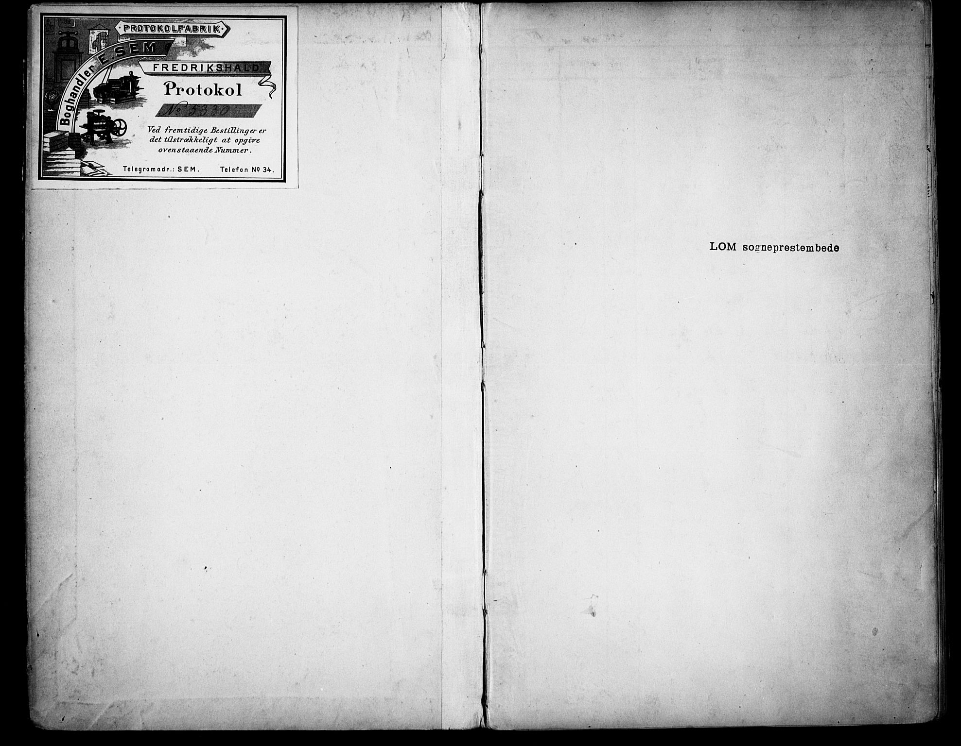 Lom prestekontor, SAH/PREST-070/I/Ie/L0001/0001: Lysningsprotokoll nr. 1, 1904-1922