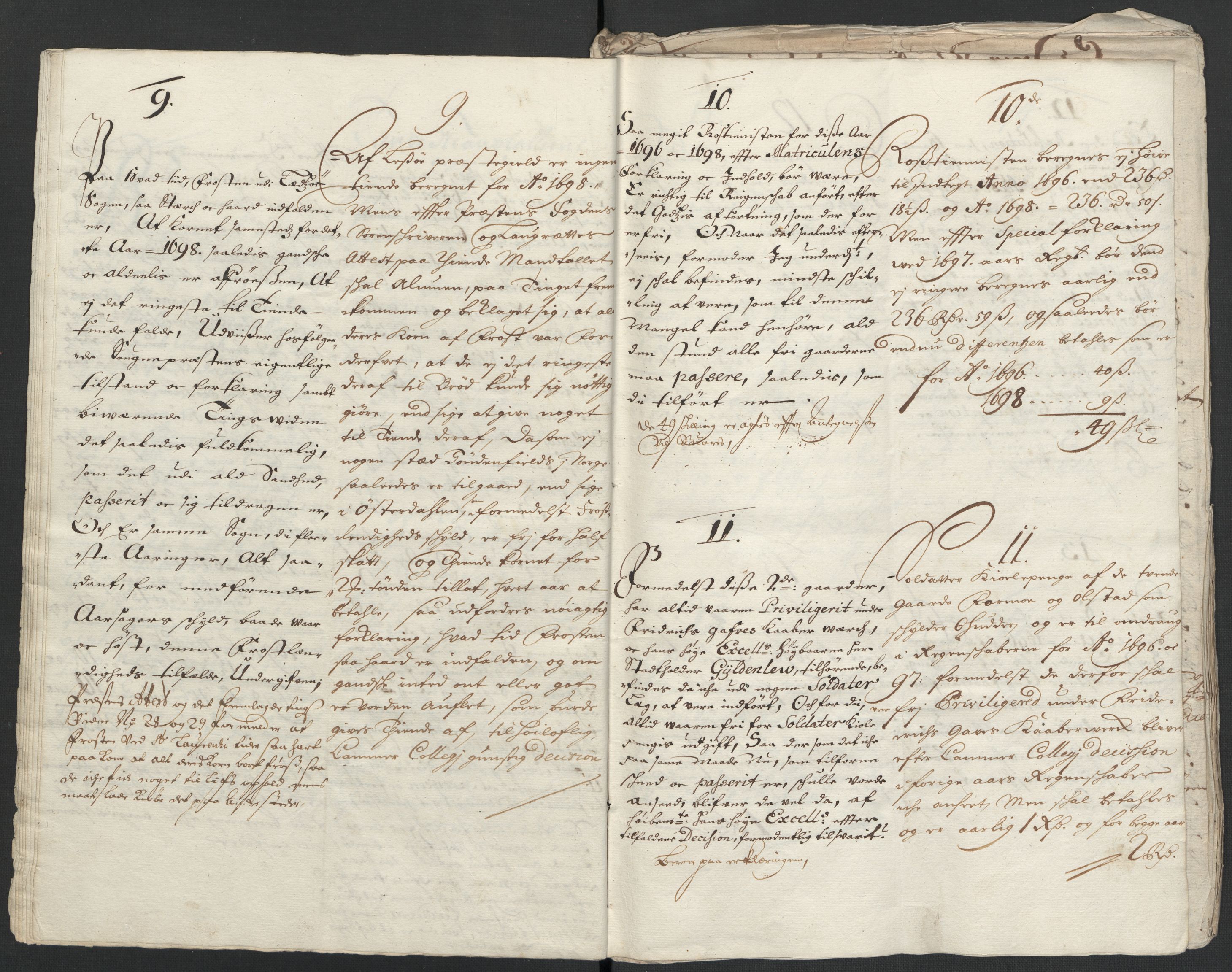 Rentekammeret inntil 1814, Reviderte regnskaper, Fogderegnskap, RA/EA-4092/R17/L1171: Fogderegnskap Gudbrandsdal, 1698, s. 227