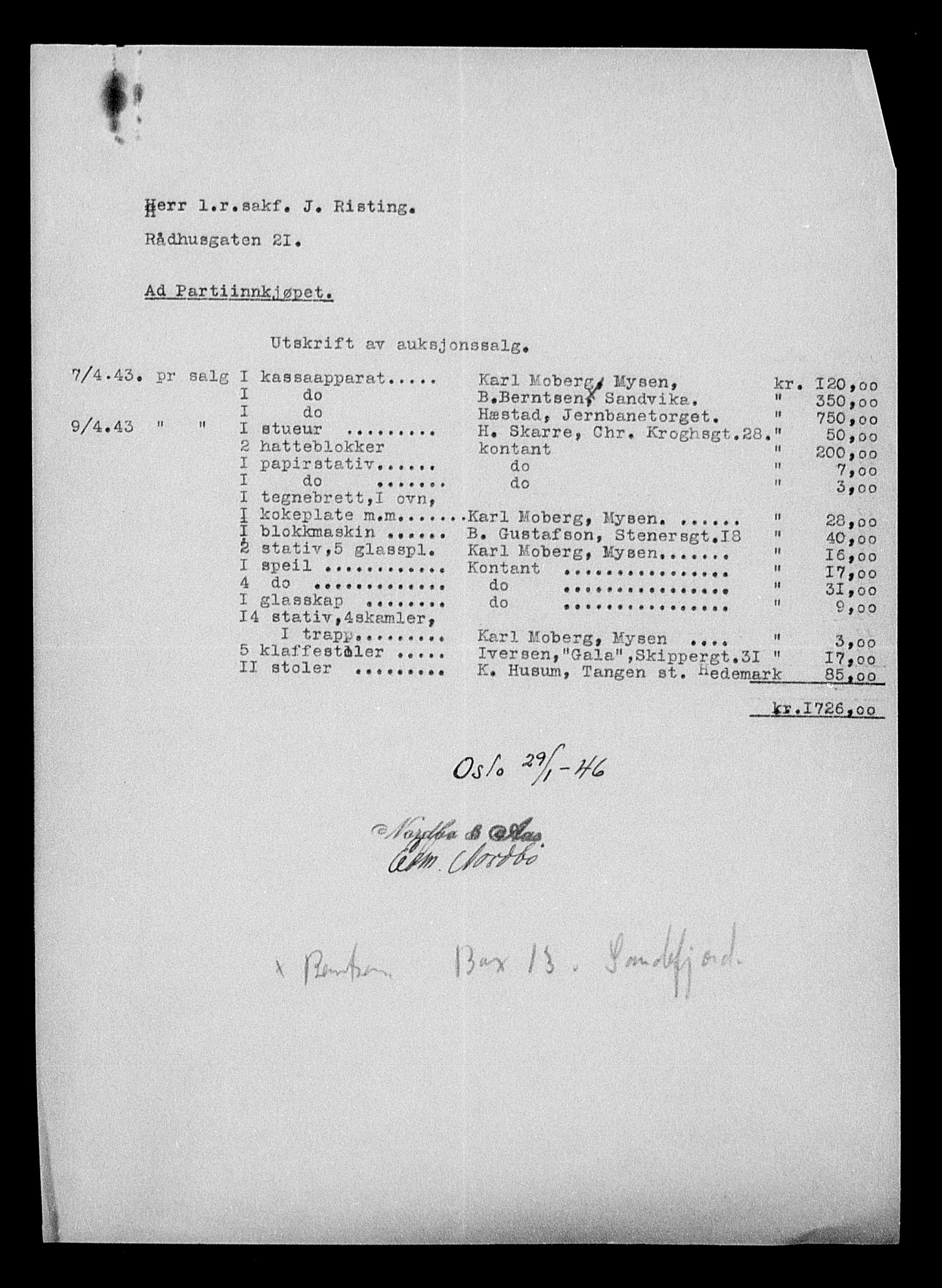 Justisdepartementet, Tilbakeføringskontoret for inndratte formuer, AV/RA-S-1564/H/Hc/Hcc/L0948: --, 1945-1947, s. 50