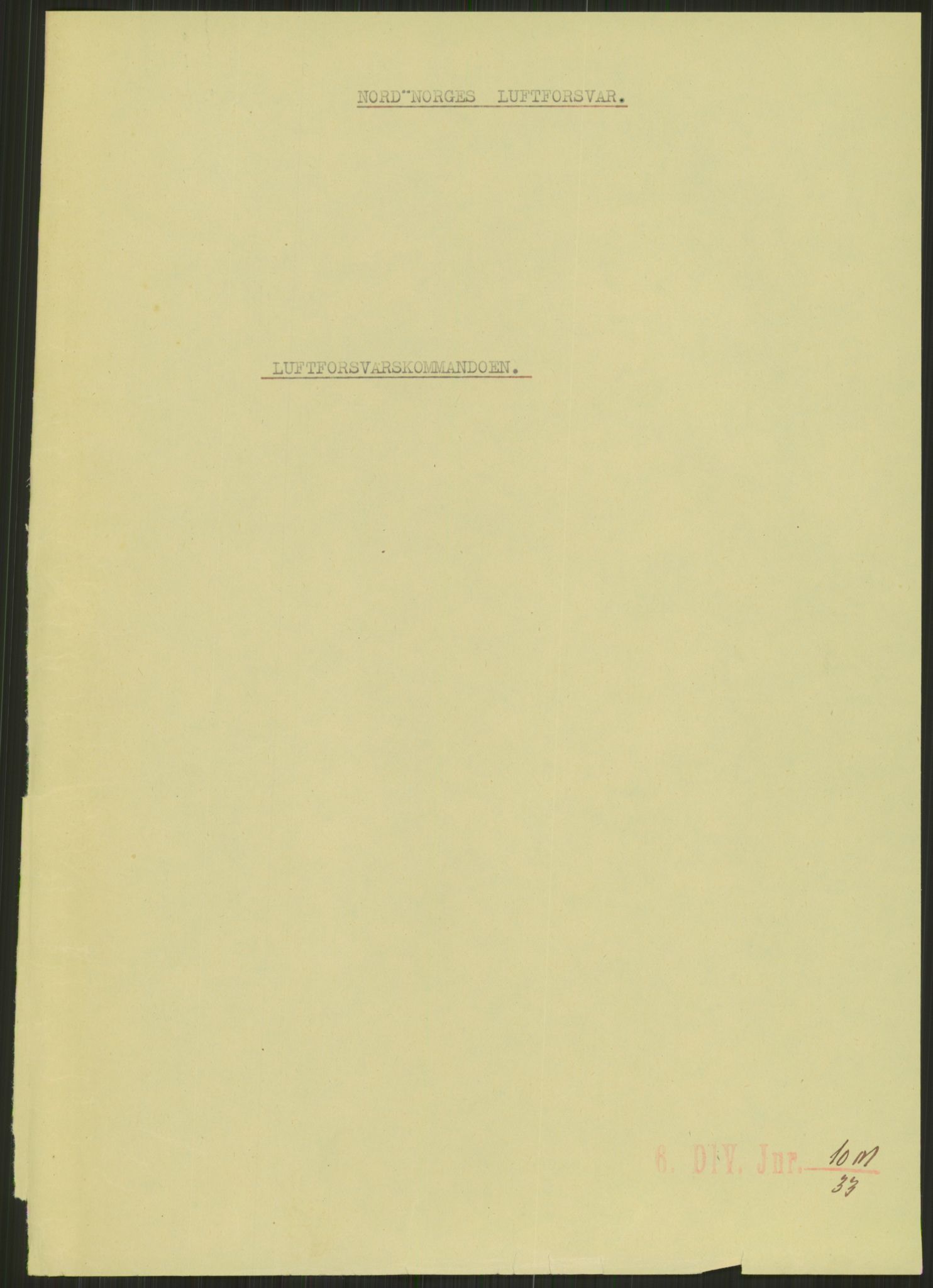 Forsvaret, Forsvarets krigshistoriske avdeling, AV/RA-RAFA-2017/Y/Yc/L0170: II-C-11-920  -  Forsvarsberedskapen., 1940