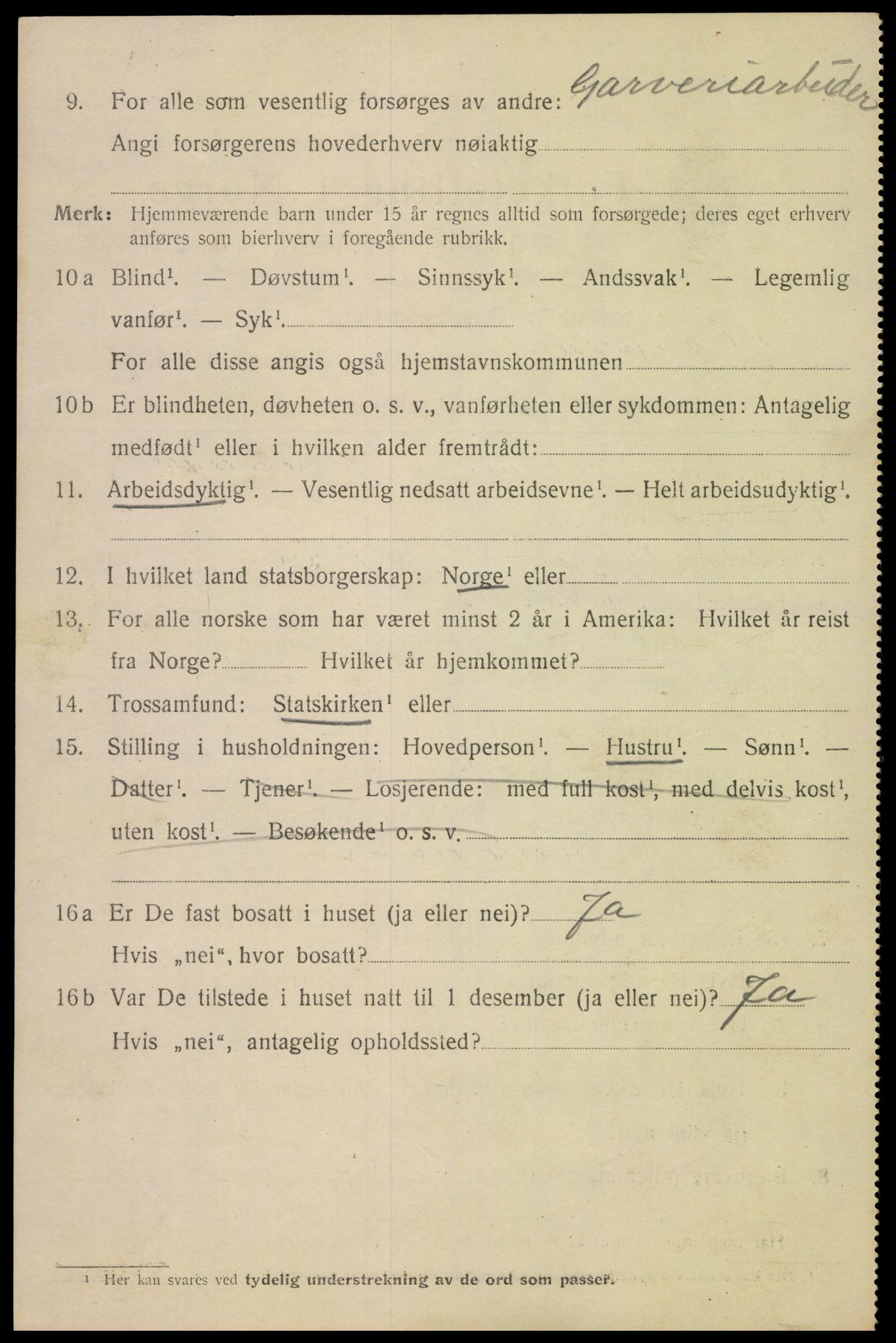 SAK, Folketelling 1920 for 1004 Flekkefjord kjøpstad, 1920, s. 5729