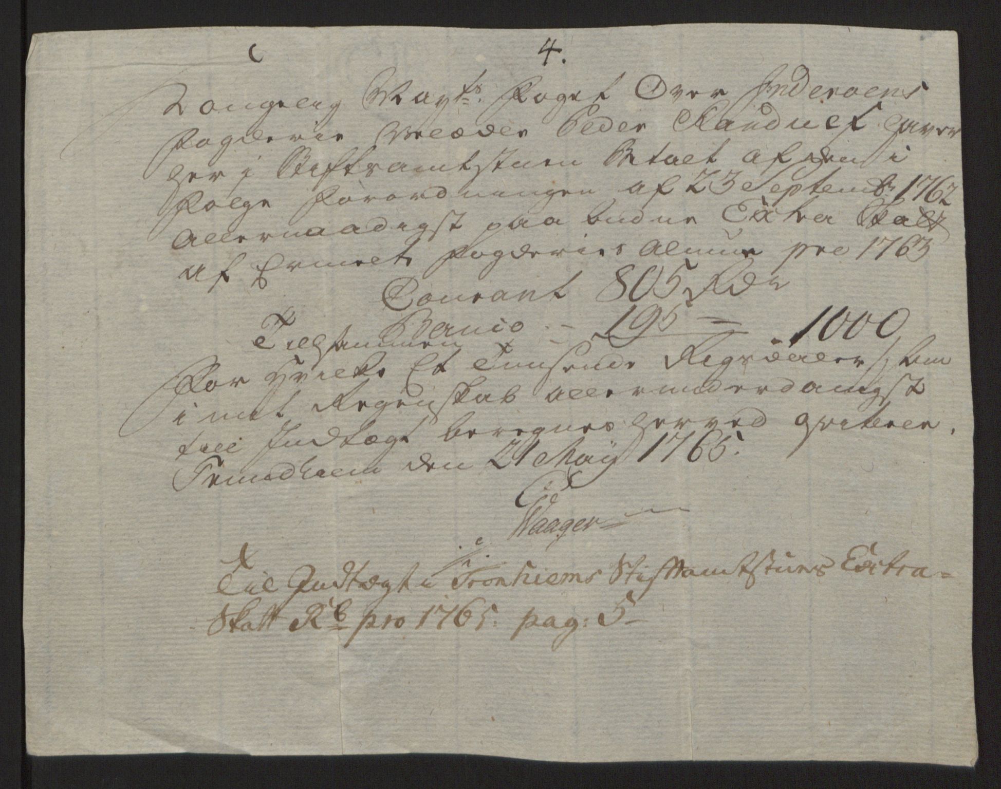 Rentekammeret inntil 1814, Reviderte regnskaper, Fogderegnskap, AV/RA-EA-4092/R63/L4420: Ekstraskatten Inderøy, 1762-1772, s. 48