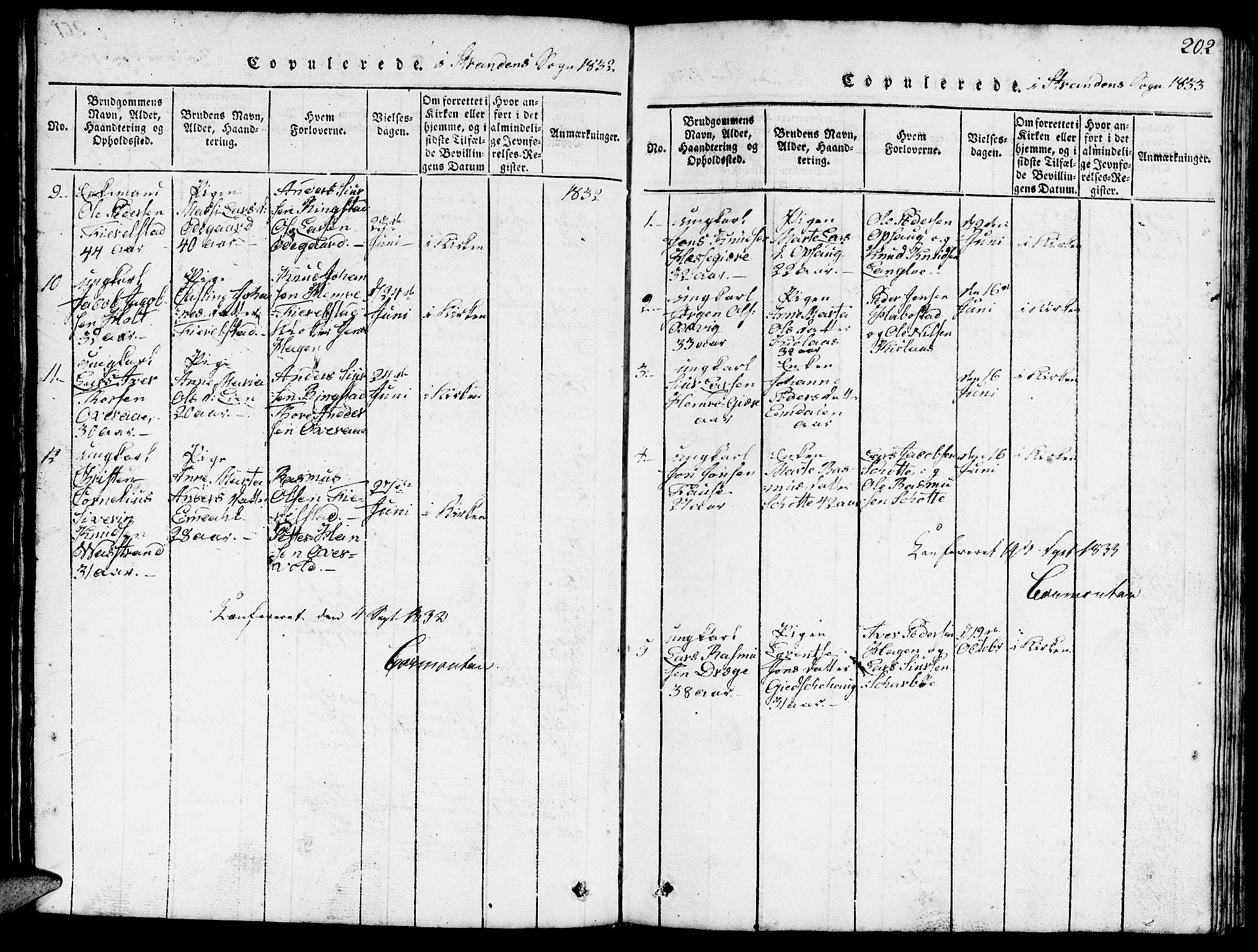 Ministerialprotokoller, klokkerbøker og fødselsregistre - Møre og Romsdal, SAT/A-1454/520/L0289: Klokkerbok nr. 520C01, 1817-1837, s. 202