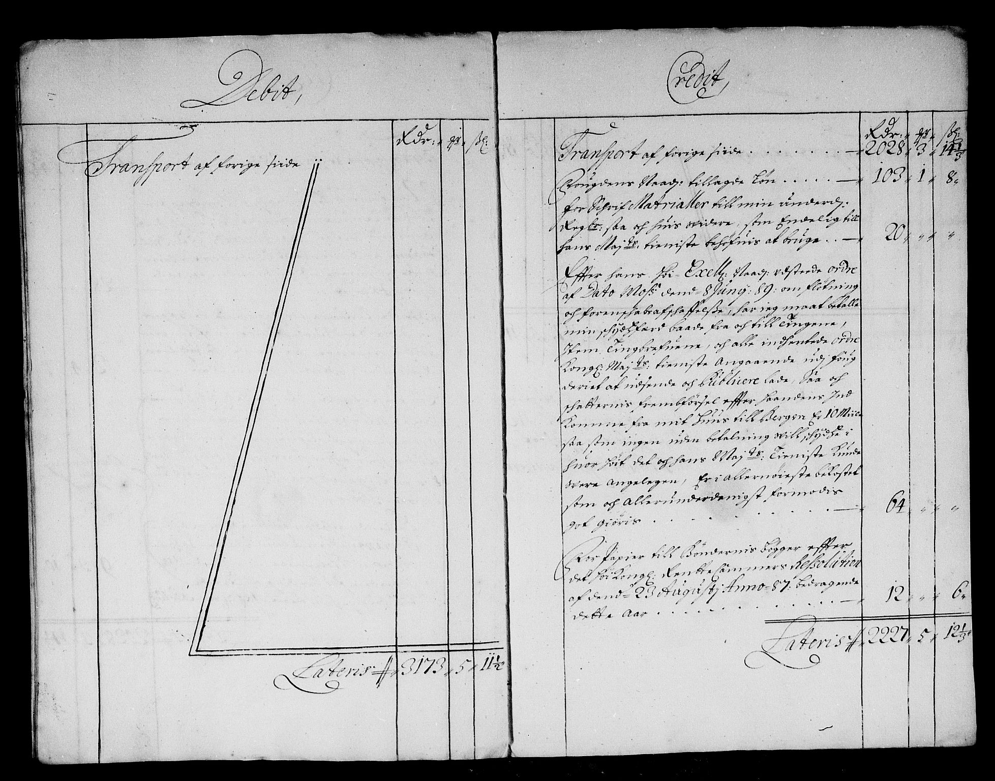 Rentekammeret inntil 1814, Reviderte regnskaper, Stiftamtstueregnskaper, Bergen stiftamt, RA/EA-6043/R/Rc/L0091: Bergen stiftamt, 1689