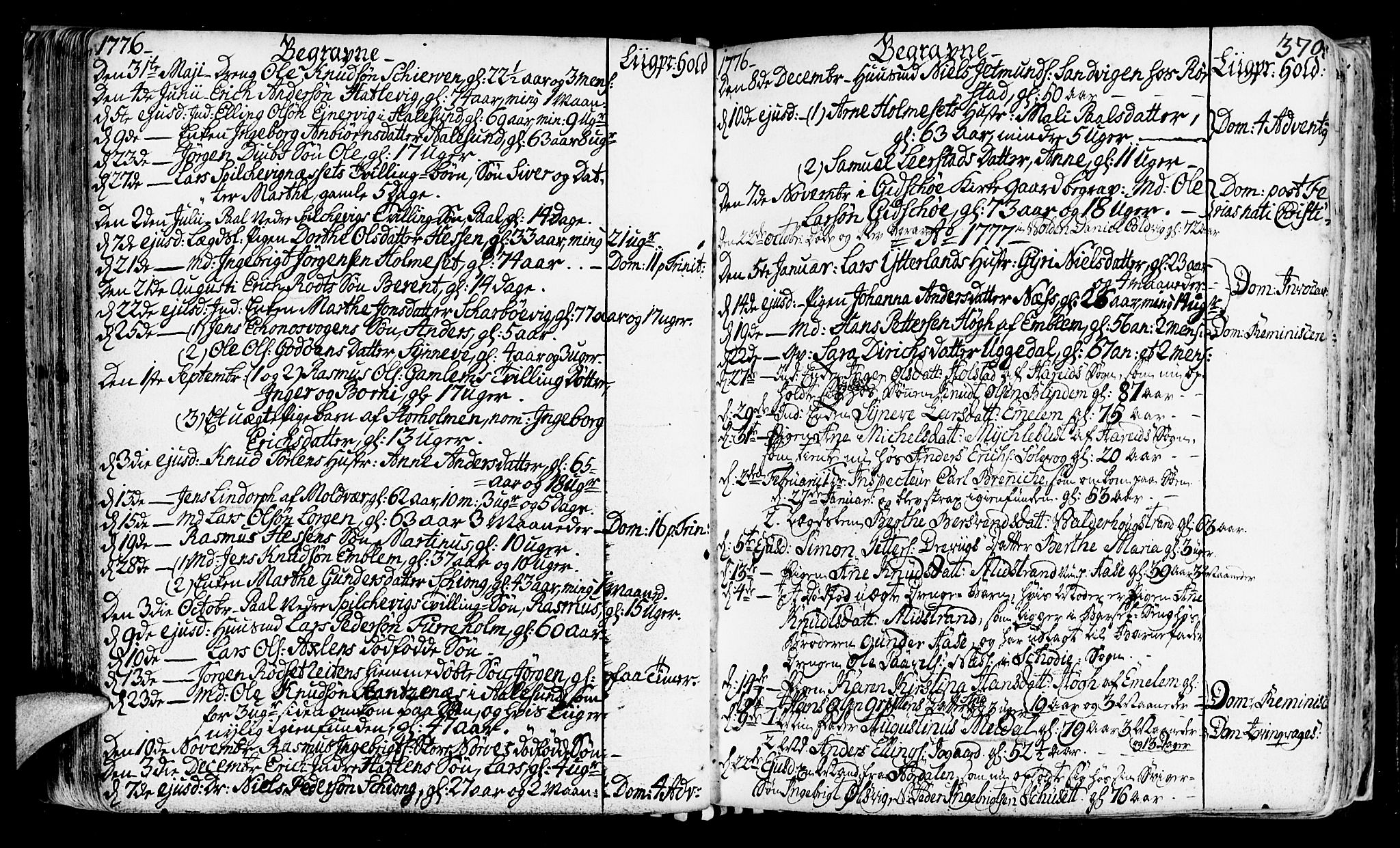 Ministerialprotokoller, klokkerbøker og fødselsregistre - Møre og Romsdal, AV/SAT-A-1454/528/L0393: Ministerialbok nr. 528A04, 1762-1800, s. 370