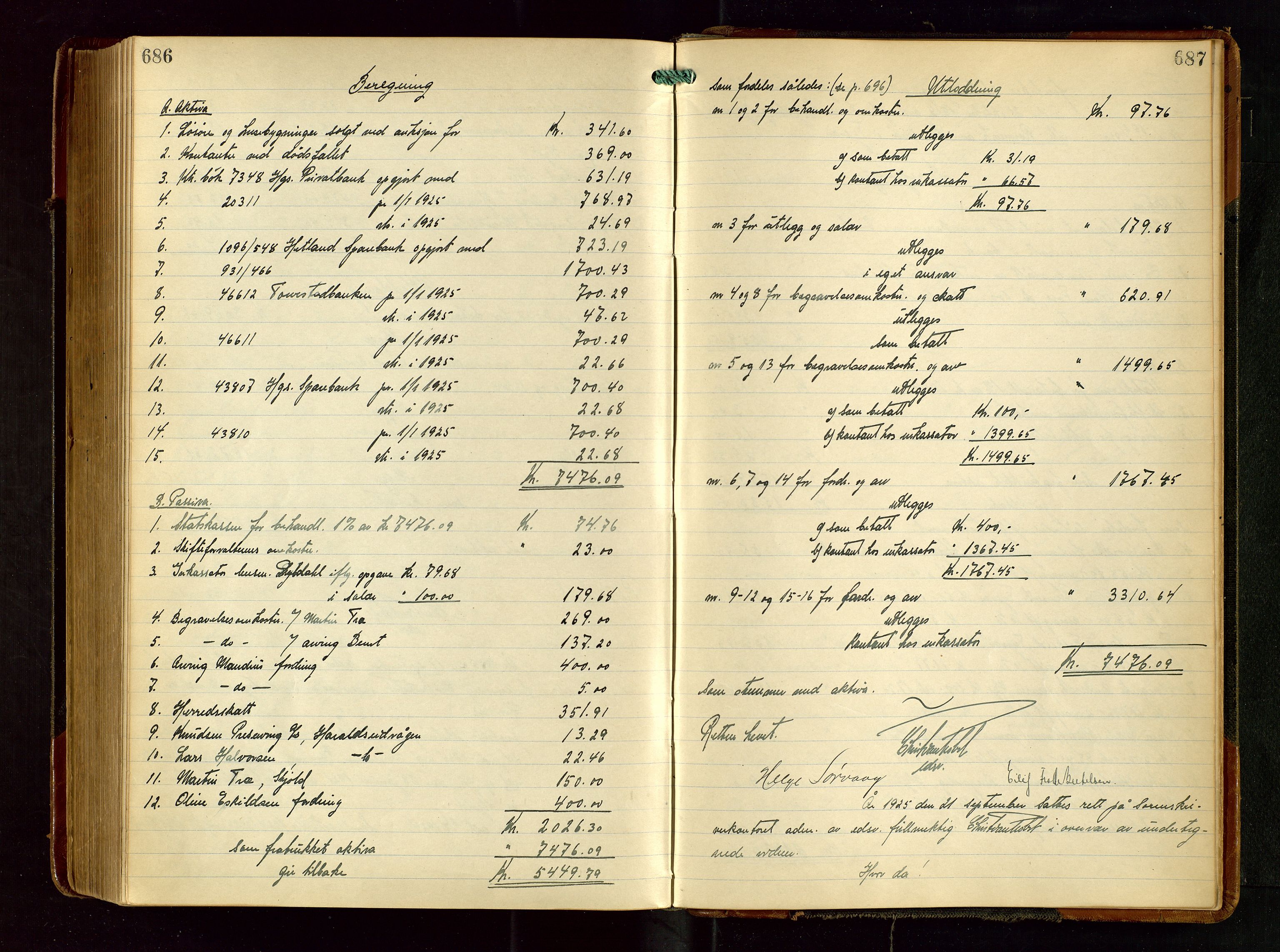 Karmsund sorenskriveri, AV/SAST-A-100311/01/IV/IVGB/L0003: SKIFTEUTLODNINGSPROTOKOLL, 1919-1925, s. 686-687