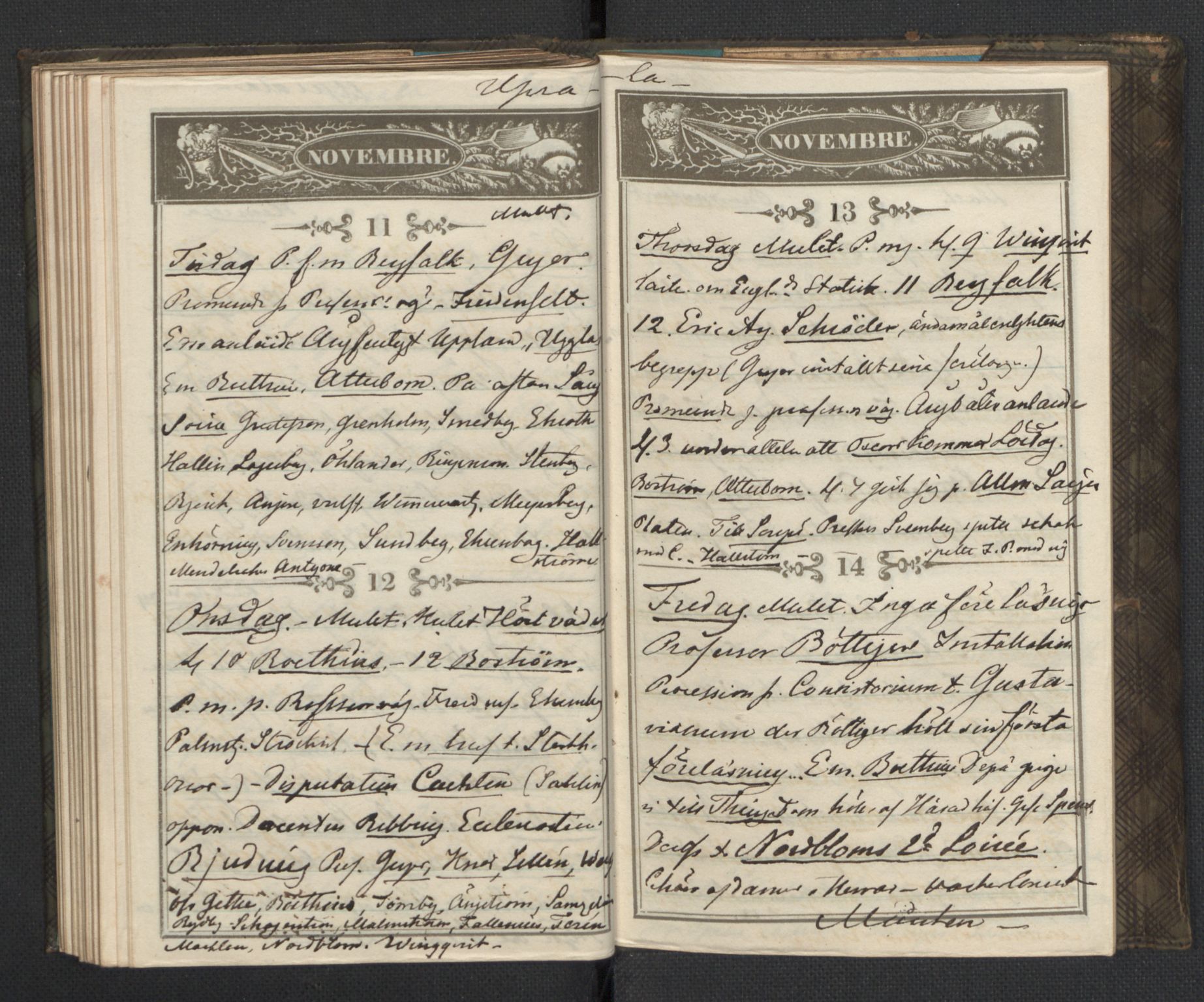 Bernadotte, AV/RA-PA-0318/F/L0001/0002: Privat materiale fra Bernadottefamilien / Dagbok, 1845, s. 89