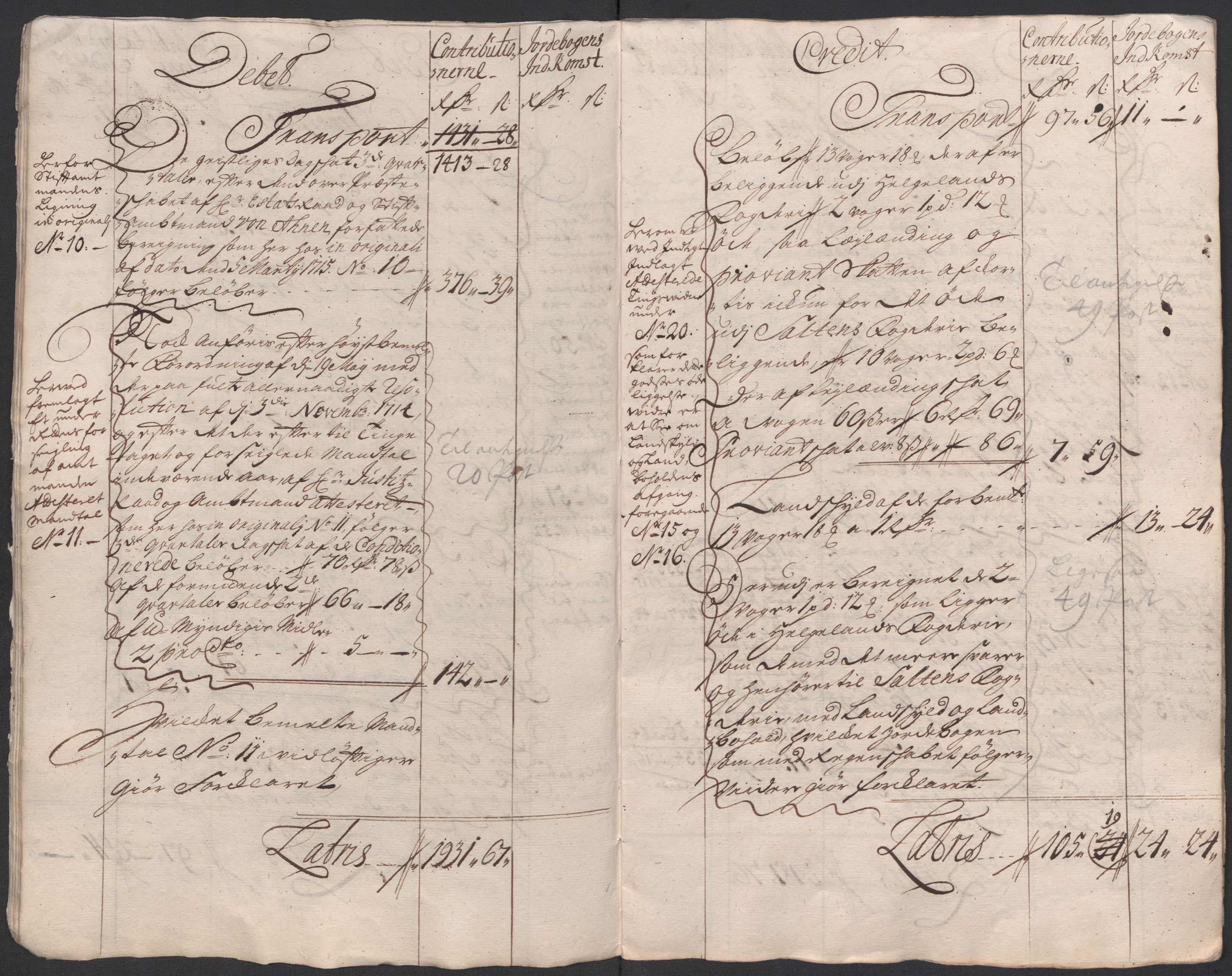 Rentekammeret inntil 1814, Reviderte regnskaper, Fogderegnskap, RA/EA-4092/R66/L4585: Fogderegnskap Salten, 1715, s. 10
