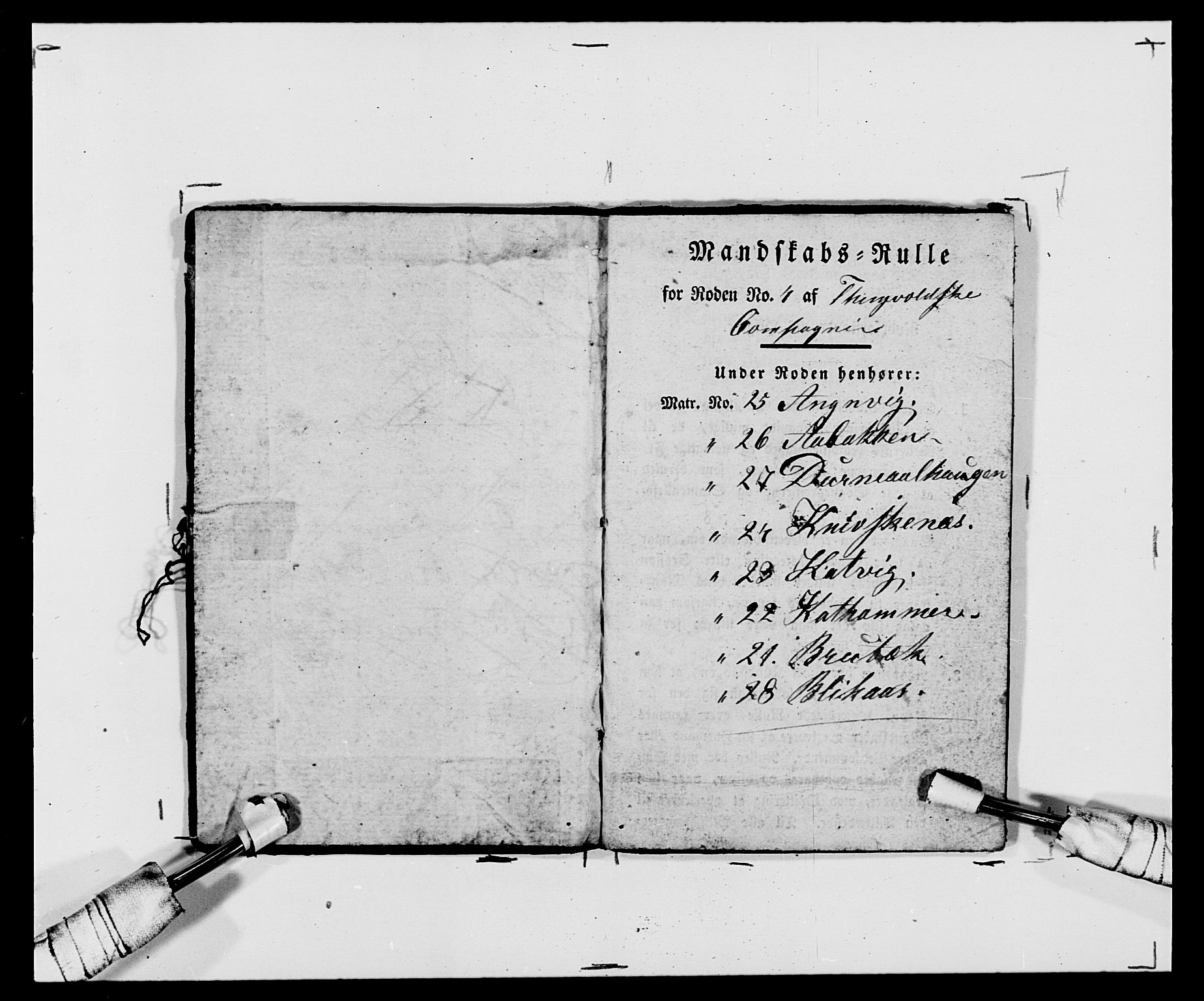Generalitets- og kommissariatskollegiet, Det kongelige norske kommissariatskollegium, AV/RA-EA-5420/E/Eh/L0120: Tingvollske kompani, 1850-1870, s. 20