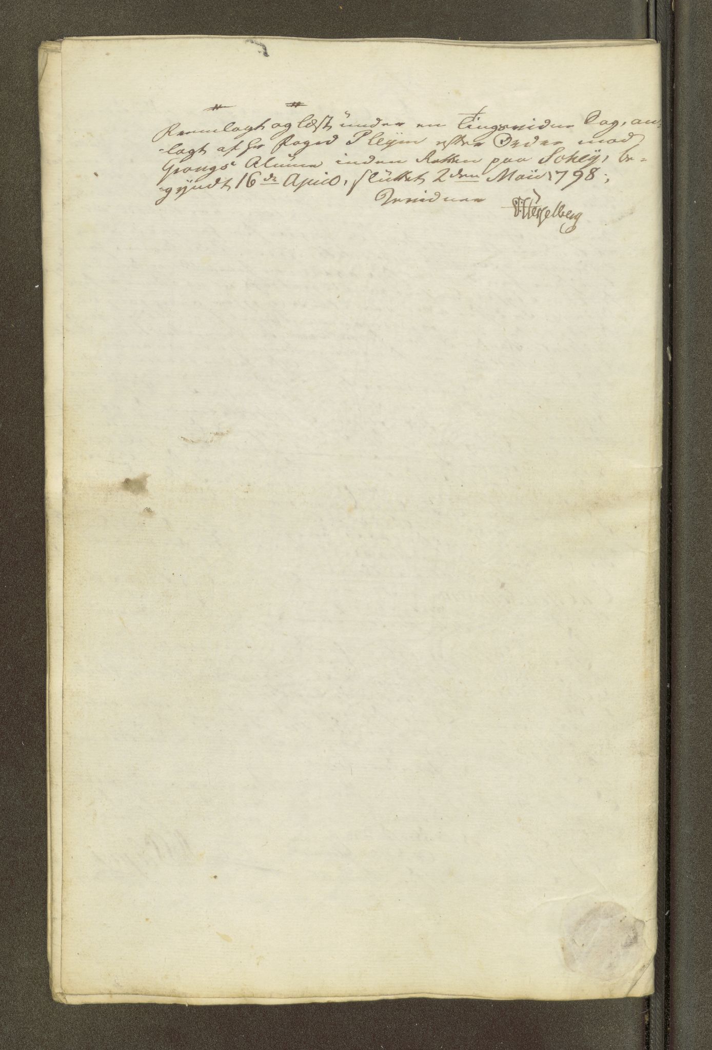 Namdal sorenskriveri, SAT/A-4133/1/1/1O/1Oa/L0007: Sivile og offentlige saker, 1798, s. 52