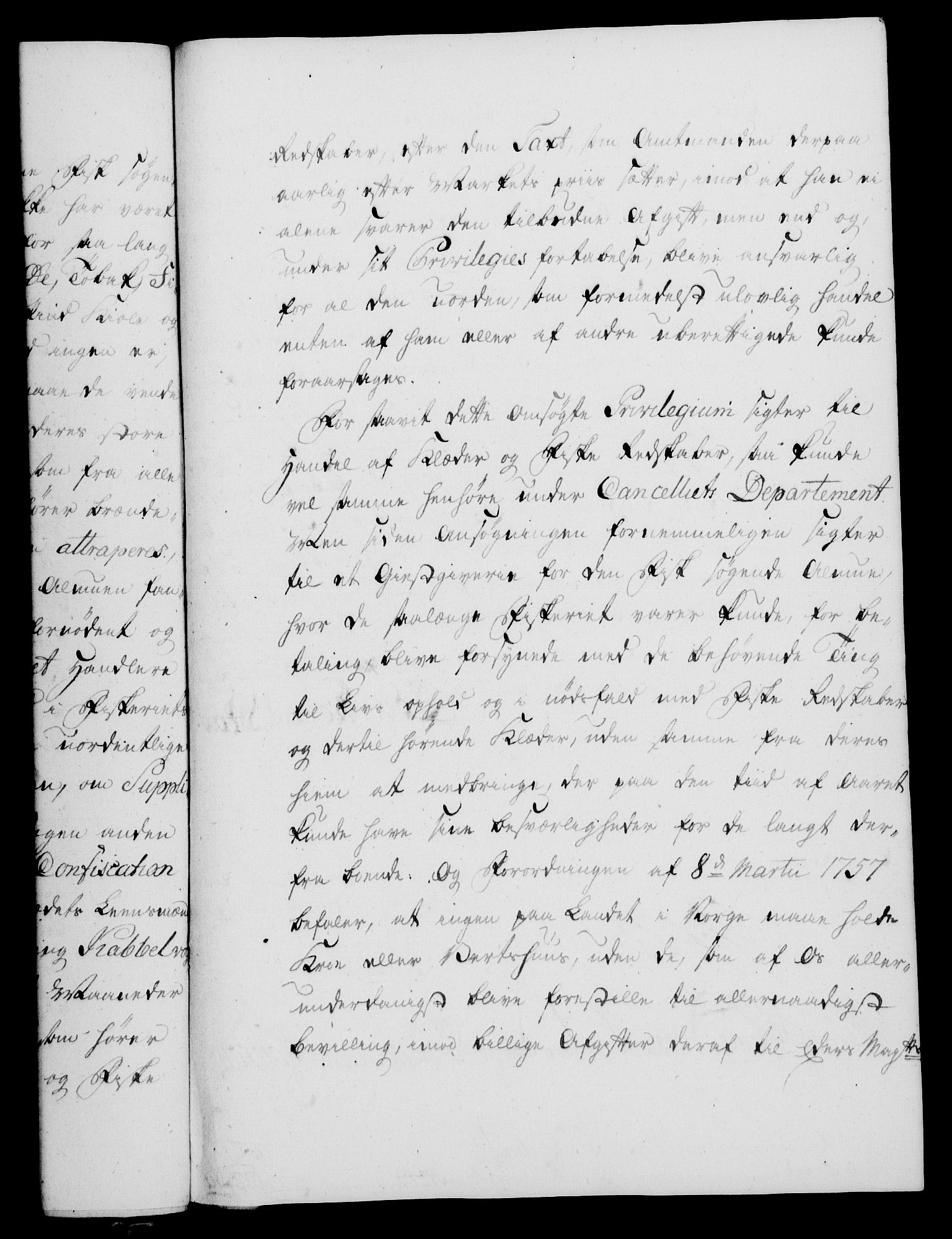 Rentekammeret, Kammerkanselliet, RA/EA-3111/G/Gf/Gfa/L0044: Norsk relasjons- og resolusjonsprotokoll (merket RK 52.44), 1762, s. 454