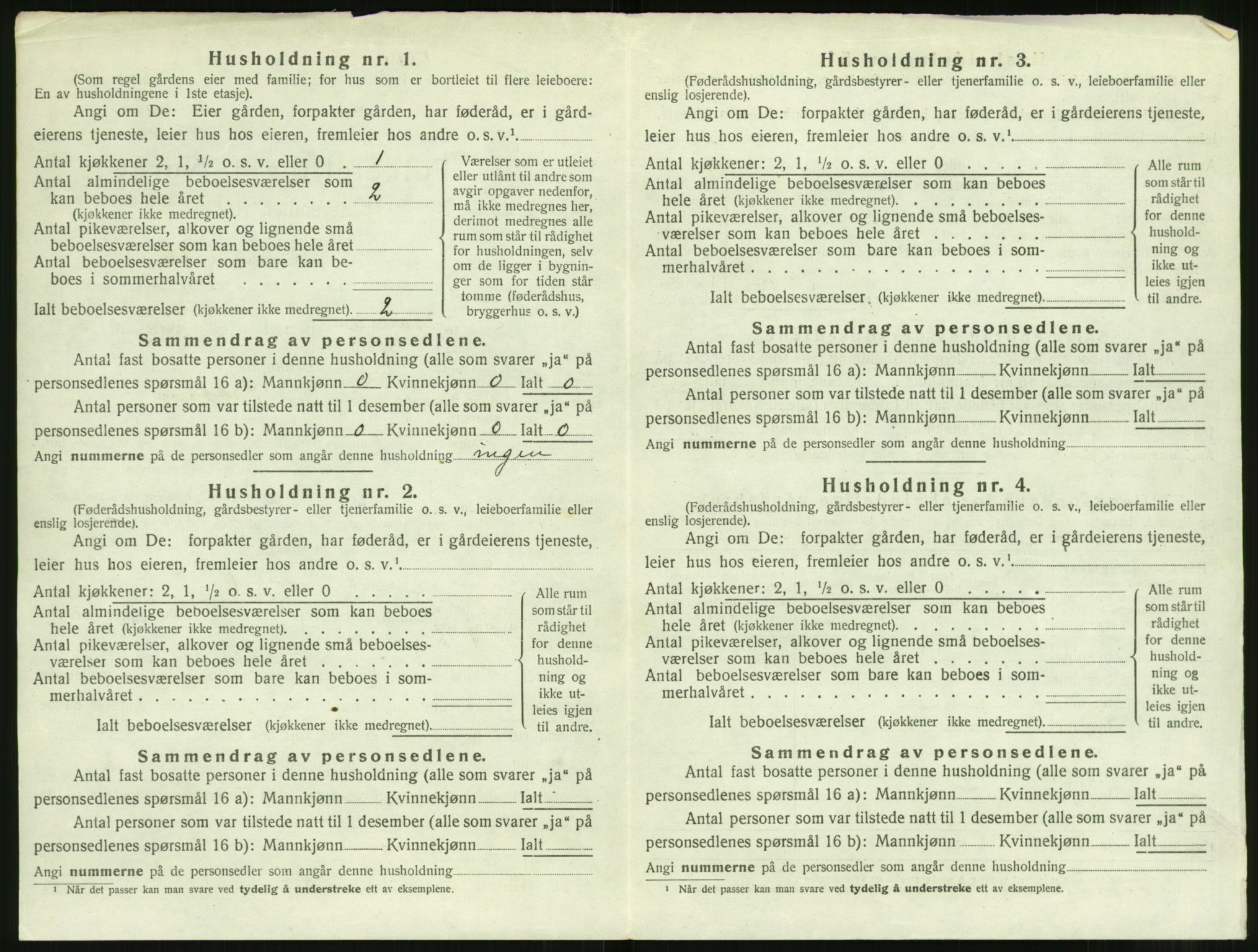 SAT, Folketelling 1920 for 1517 Hareid herred, 1920, s. 206