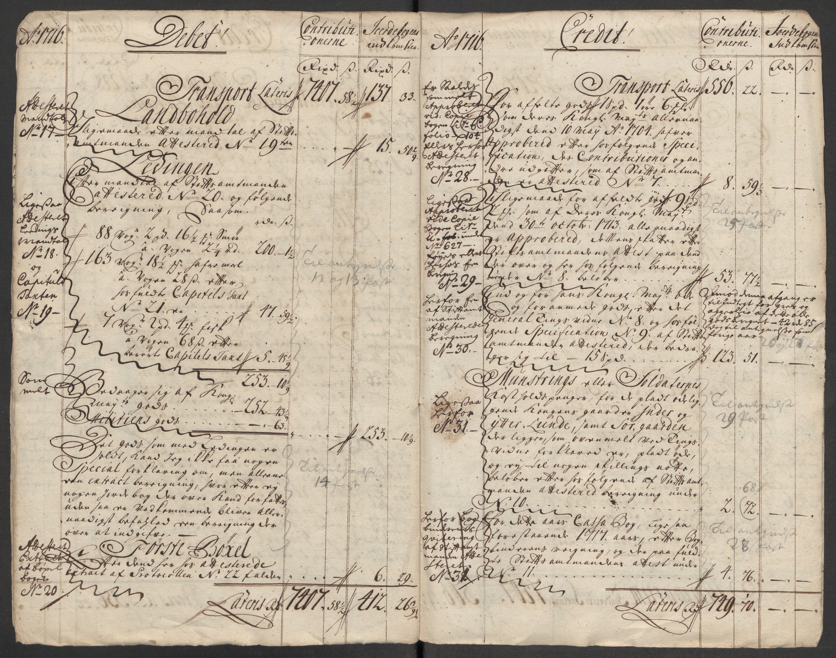 Rentekammeret inntil 1814, Reviderte regnskaper, Fogderegnskap, RA/EA-4092/R57/L3864: Fogderegnskap Fosen, 1716, s. 11