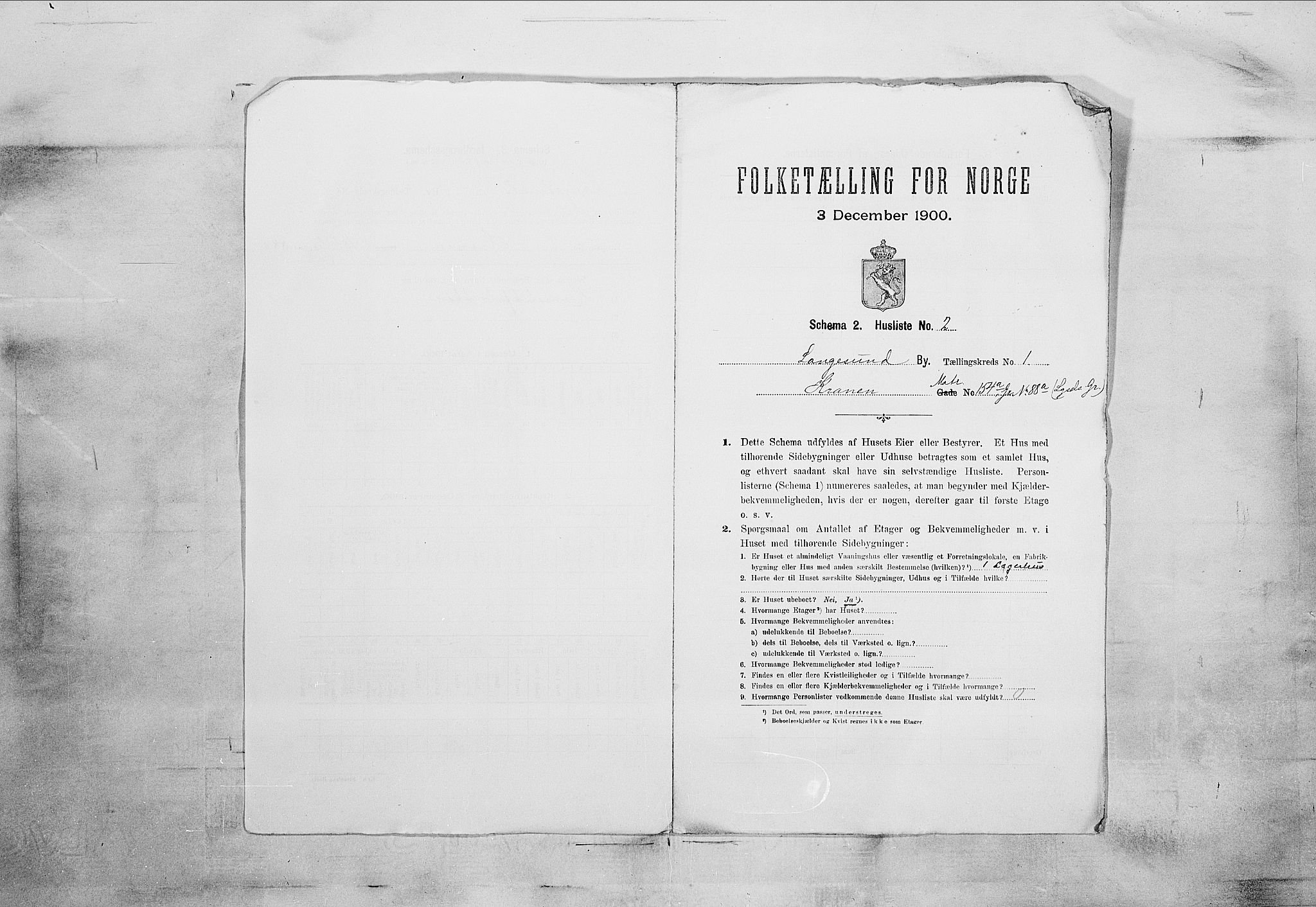 SAKO, Folketelling 1900 for 0802 Langesund ladested, 1900, s. 18