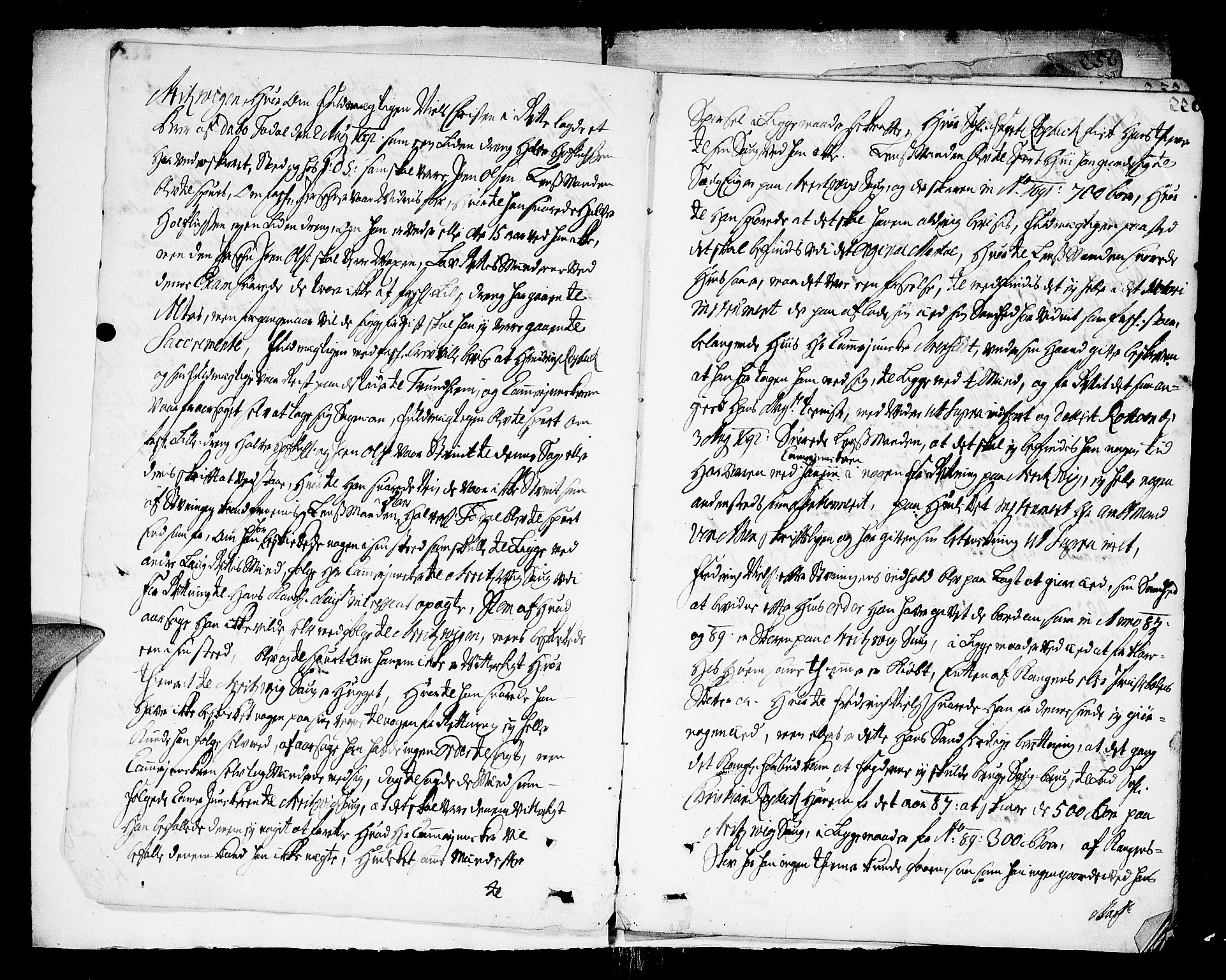 Nordmøre sorenskriveri, AV/SAT-A-4132/1/1/1A/L0006: Tingbok nr. 6, 1691-1693, s. 226