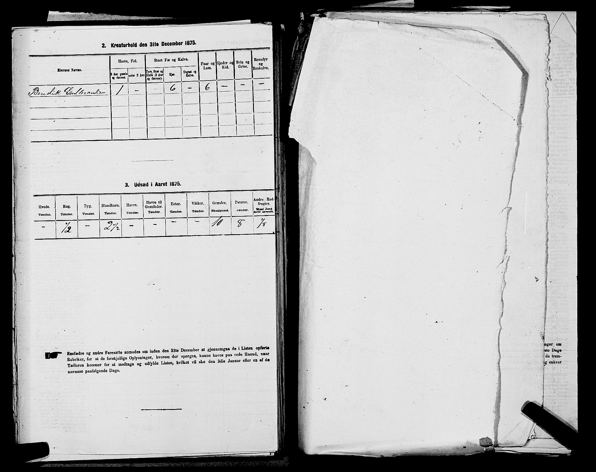 SAKO, Folketelling 1875 for 0614P Ådal prestegjeld, 1875, s. 282