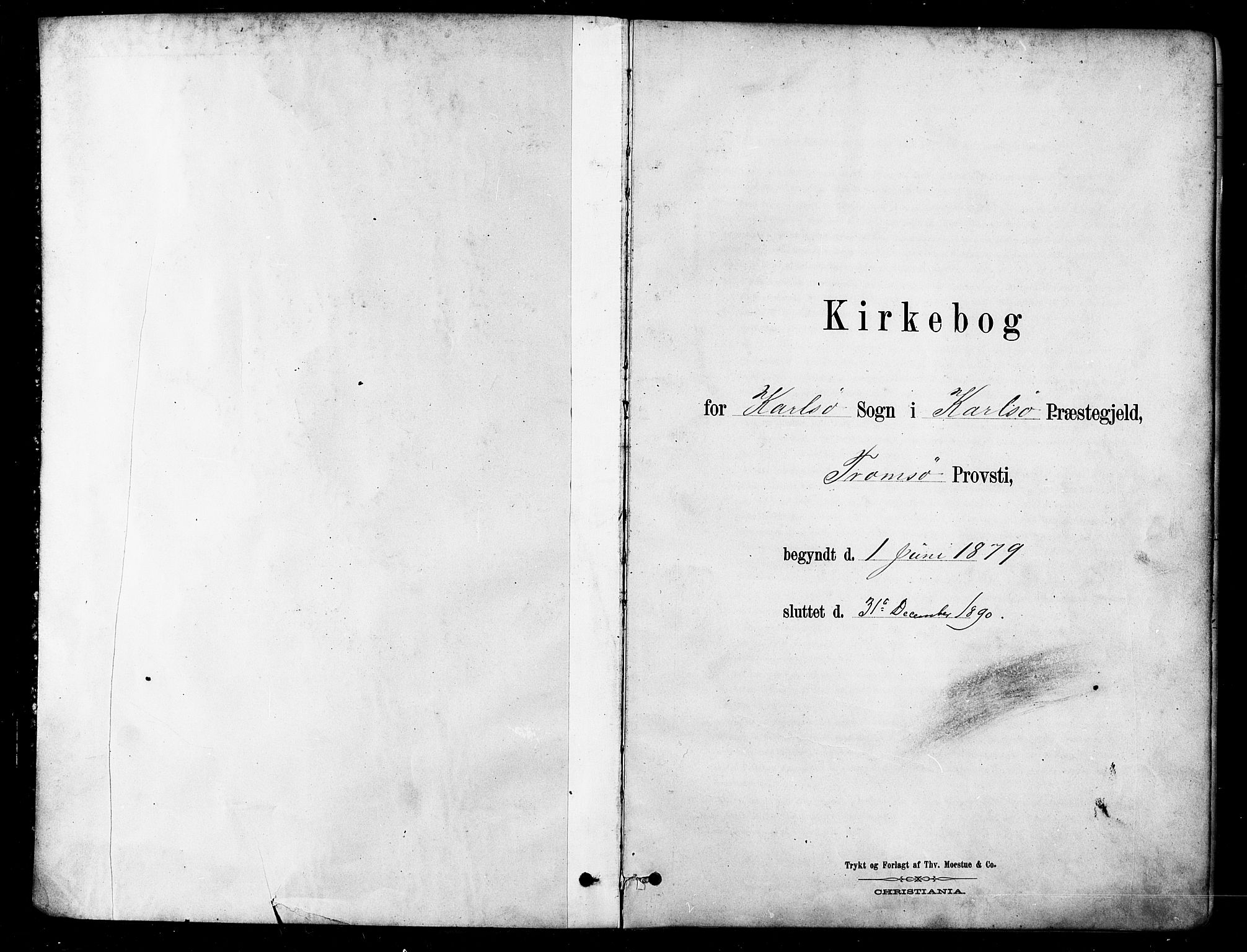 Karlsøy sokneprestembete, SATØ/S-1299/H/Ha/Haa/L0006kirke: Ministerialbok nr. 6, 1879-1890