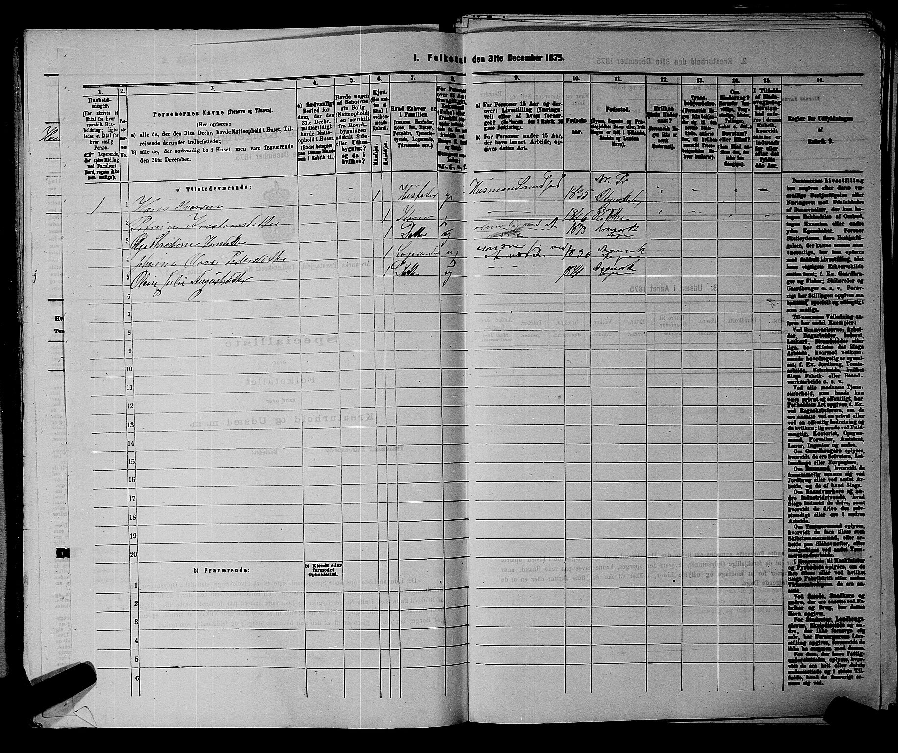 RA, Folketelling 1875 for 0118P Aremark prestegjeld, 1875, s. 91