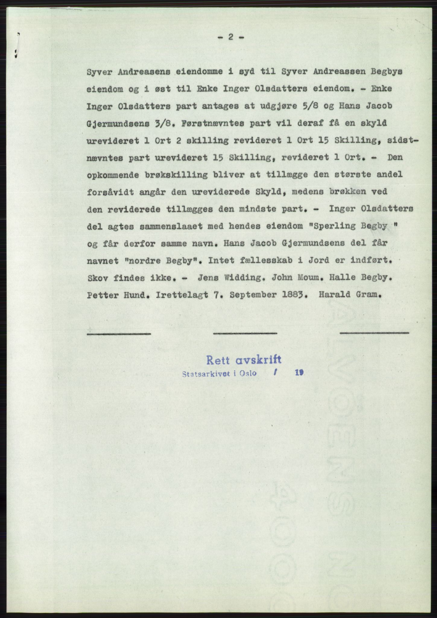 Statsarkivet i Oslo, AV/SAO-A-10621/Z/Zd/L0011: Avskrifter, j.nr 4-798/1960, 1960, s. 513