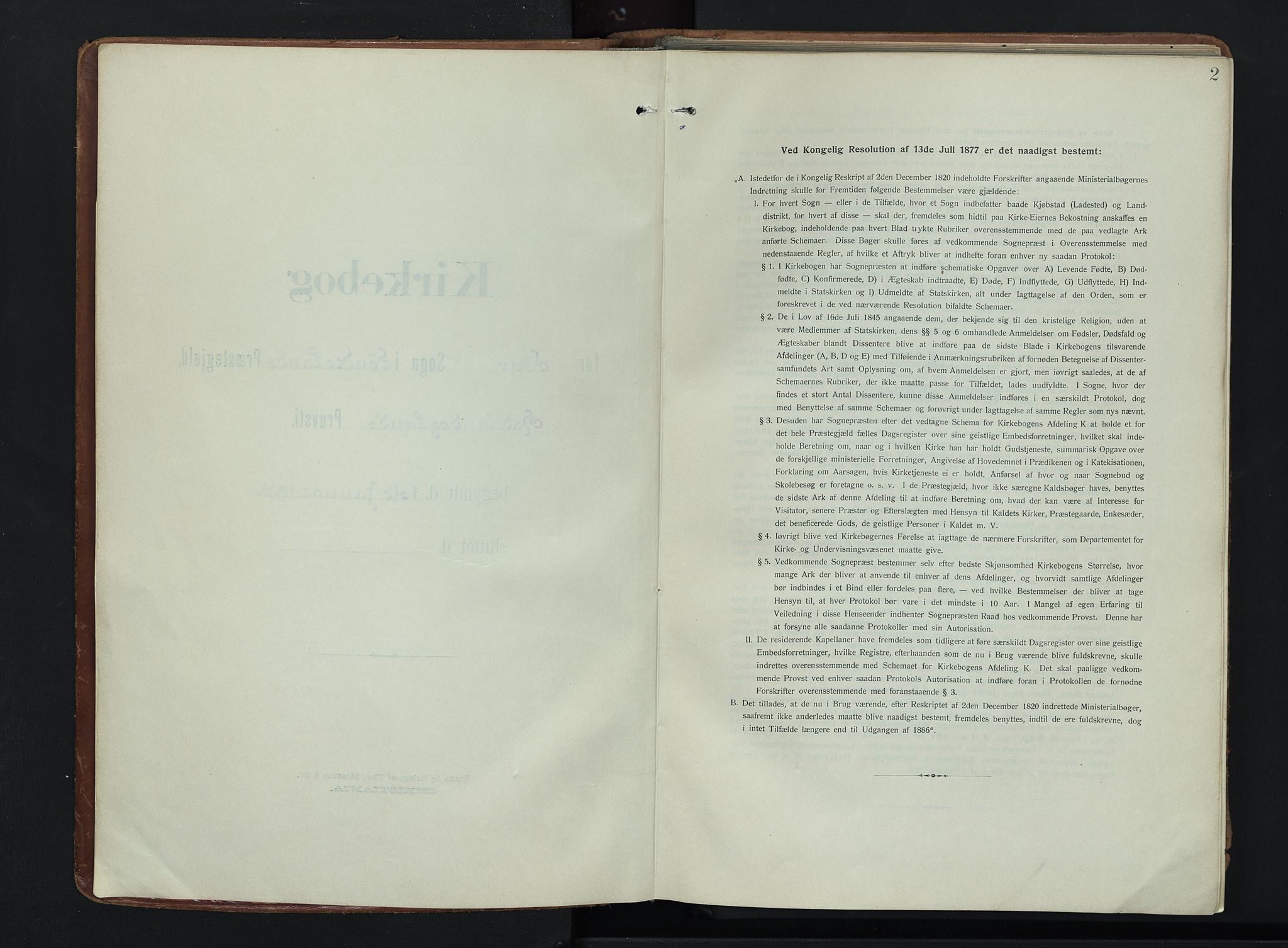 Søndre Land prestekontor, SAH/PREST-122/K/L0007: Ministerialbok nr. 7, 1905-1914, s. 2