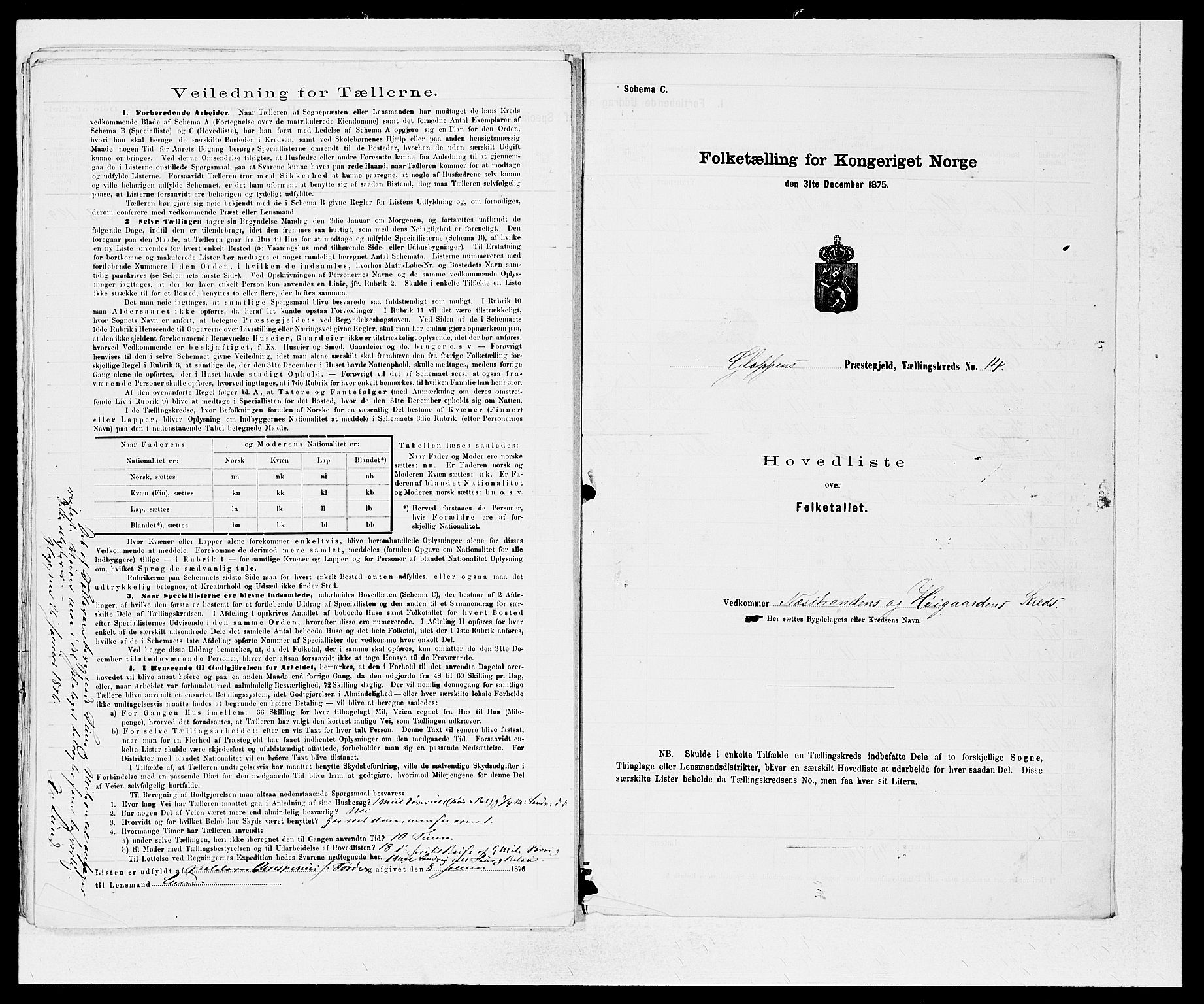 SAB, Folketelling 1875 for 1445P Gloppen prestegjeld, 1875, s. 30