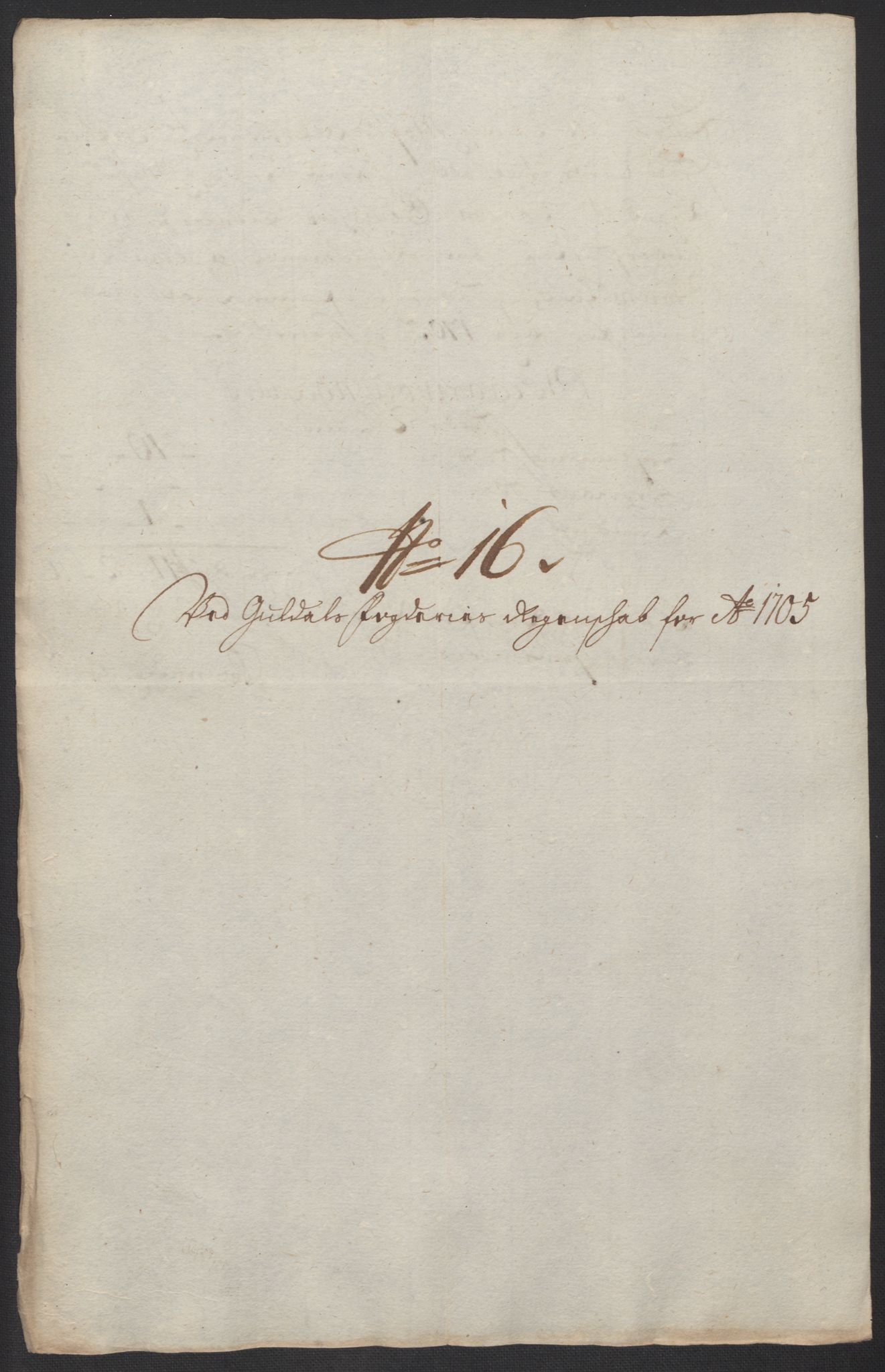 Rentekammeret inntil 1814, Reviderte regnskaper, Fogderegnskap, RA/EA-4092/R60/L3955: Fogderegnskap Orkdal og Gauldal, 1705, s. 403