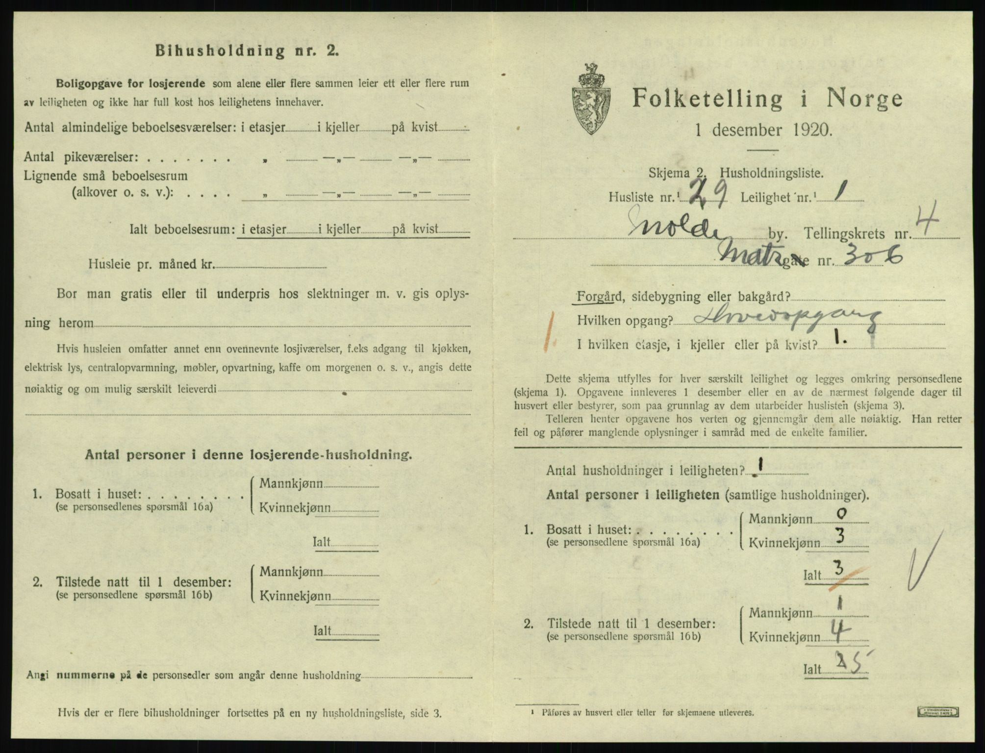 SAT, Folketelling 1920 for 1502 Molde kjøpstad, 1920, s. 1557