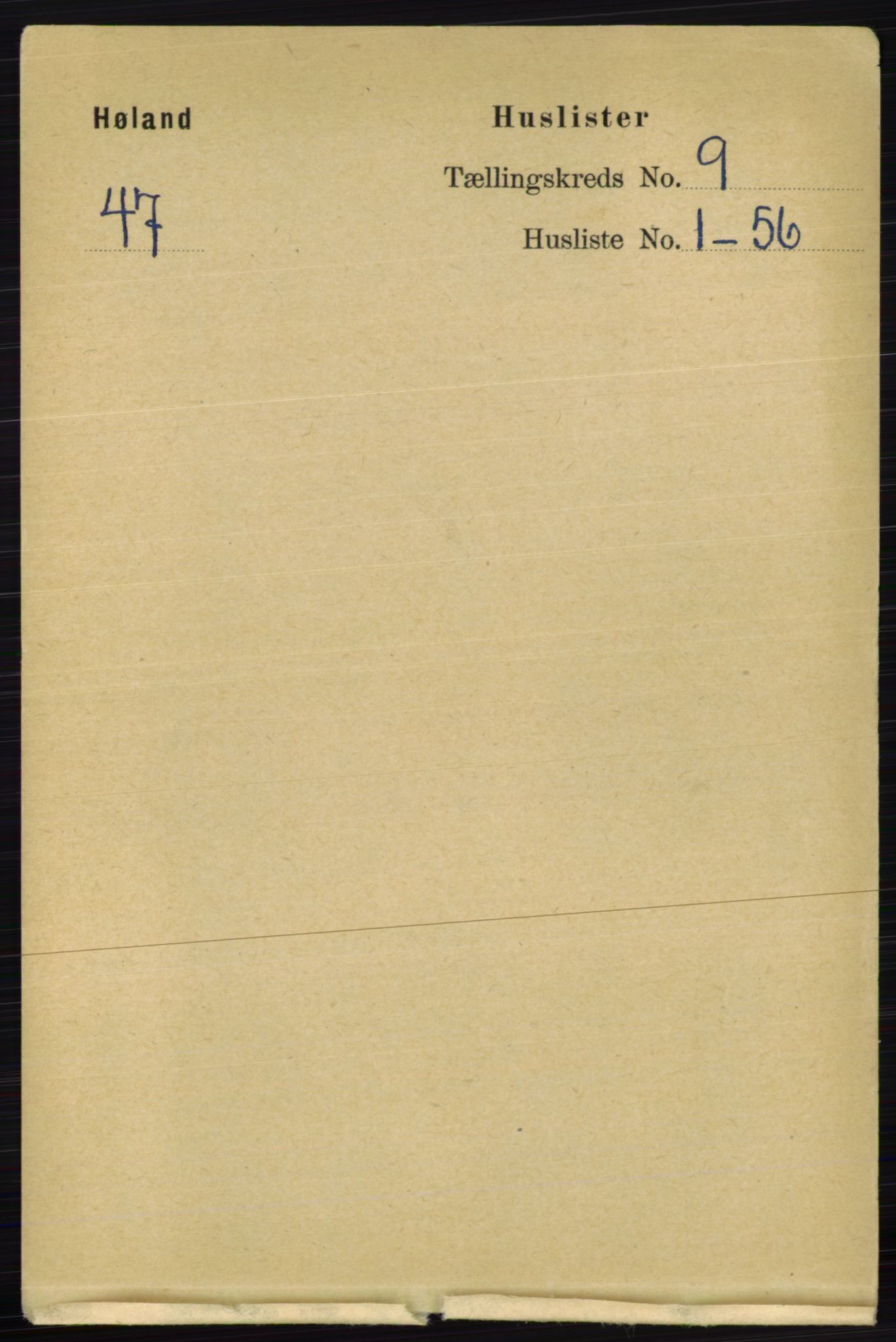 RA, Folketelling 1891 for 0221 Høland herred, 1891, s. 6089