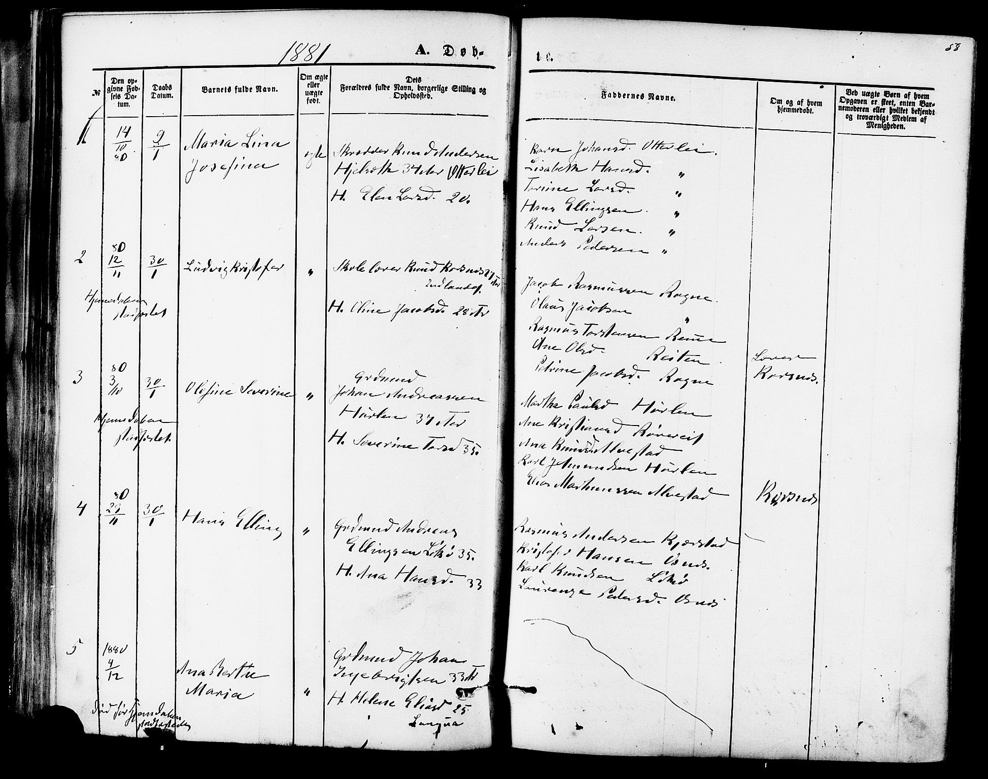 Ministerialprotokoller, klokkerbøker og fødselsregistre - Møre og Romsdal, AV/SAT-A-1454/536/L0500: Ministerialbok nr. 536A09, 1876-1889, s. 58