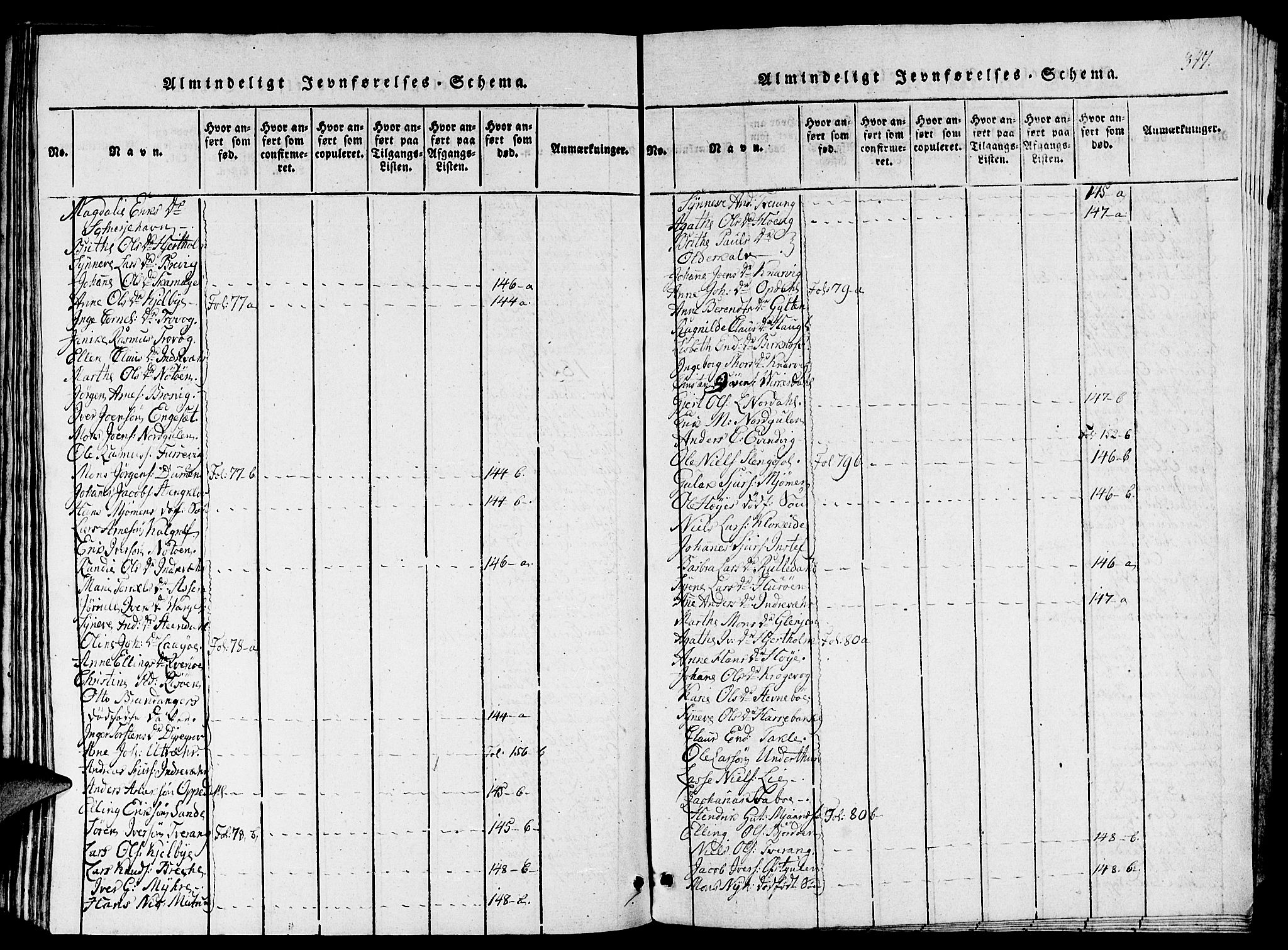 Gulen sokneprestembete, AV/SAB-A-80201/H/Haa/Haaa/L0018: Ministerialbok nr. A 18, 1816-1825, s. 347