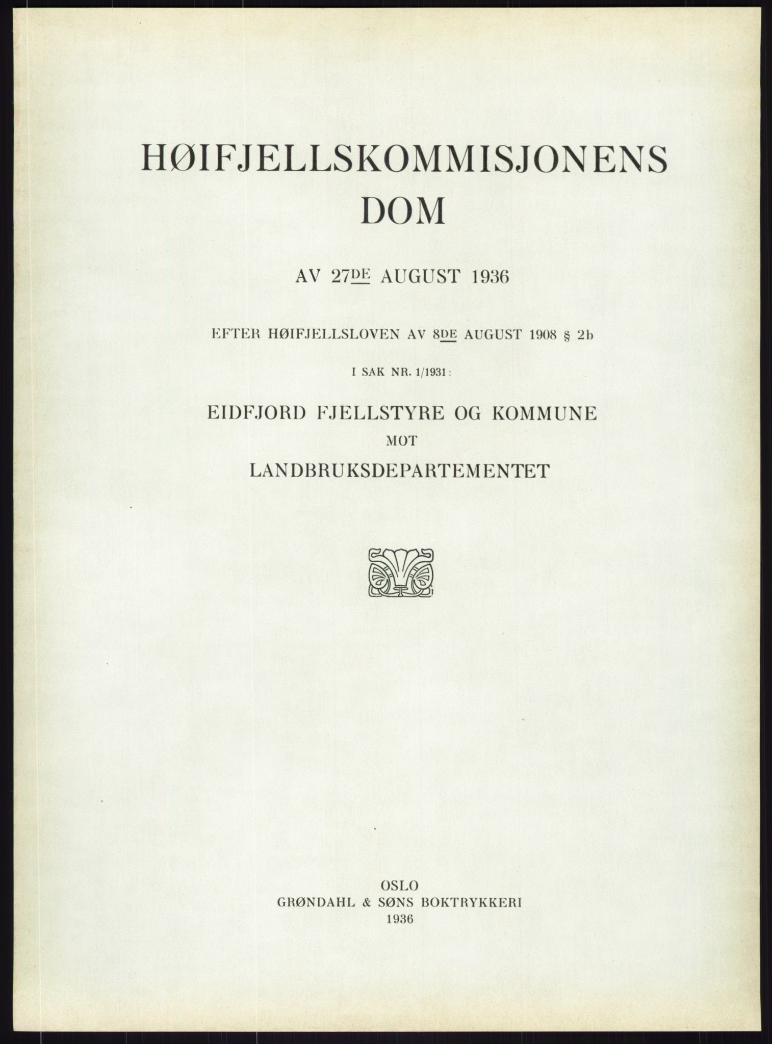 Høyfjellskommisjonen, RA/S-1546/X/Xa/L0001: Nr. 1-33, 1909-1953, s. 860