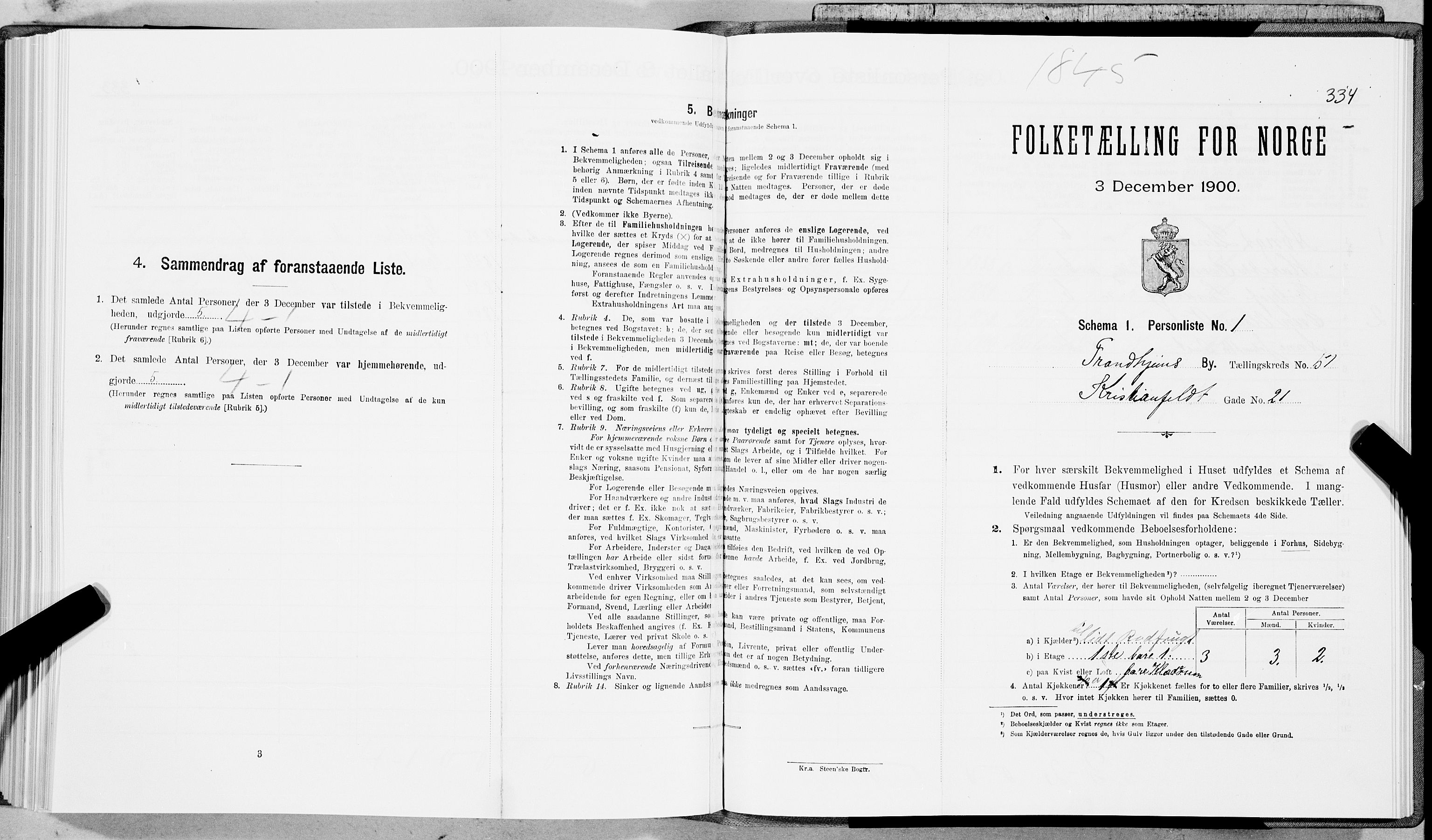 SAT, Folketelling 1900 for 1601 Trondheim kjøpstad, 1900, s. 8658