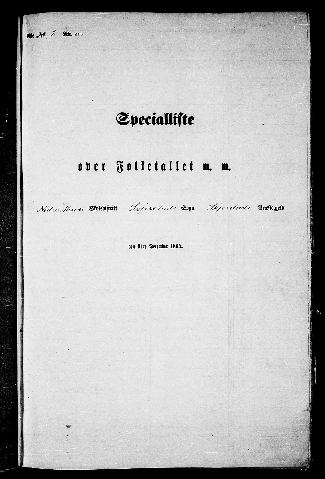 RA, Folketelling 1865 for 1842P Skjerstad prestegjeld, 1865, s. 36