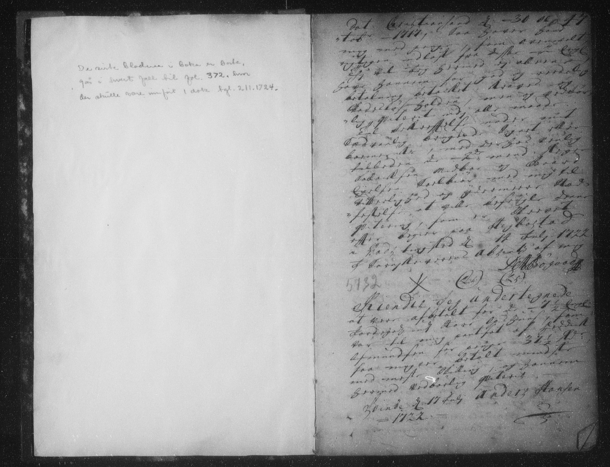 Lister sorenskriveri, SAK/1221-0003/G/Gb/L0001: Pantebok nr. 1, 1722-1725, s. 47