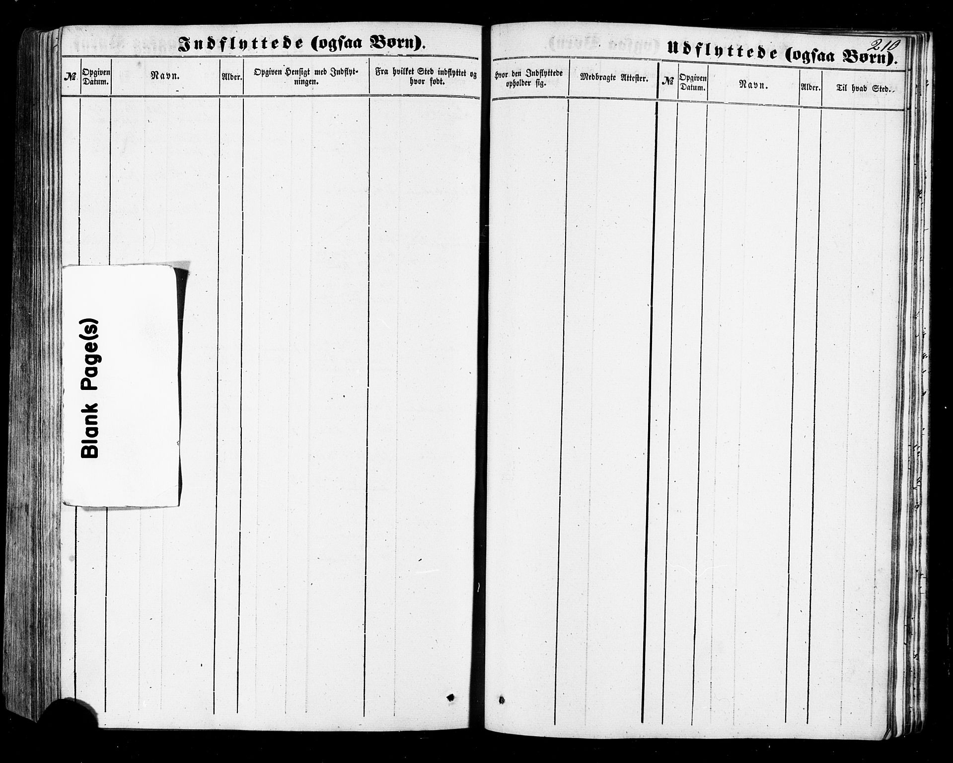 Ministerialprotokoller, klokkerbøker og fødselsregistre - Nordland, SAT/A-1459/840/L0579: Ministerialbok nr. 840A01, 1863-1887, s. 210