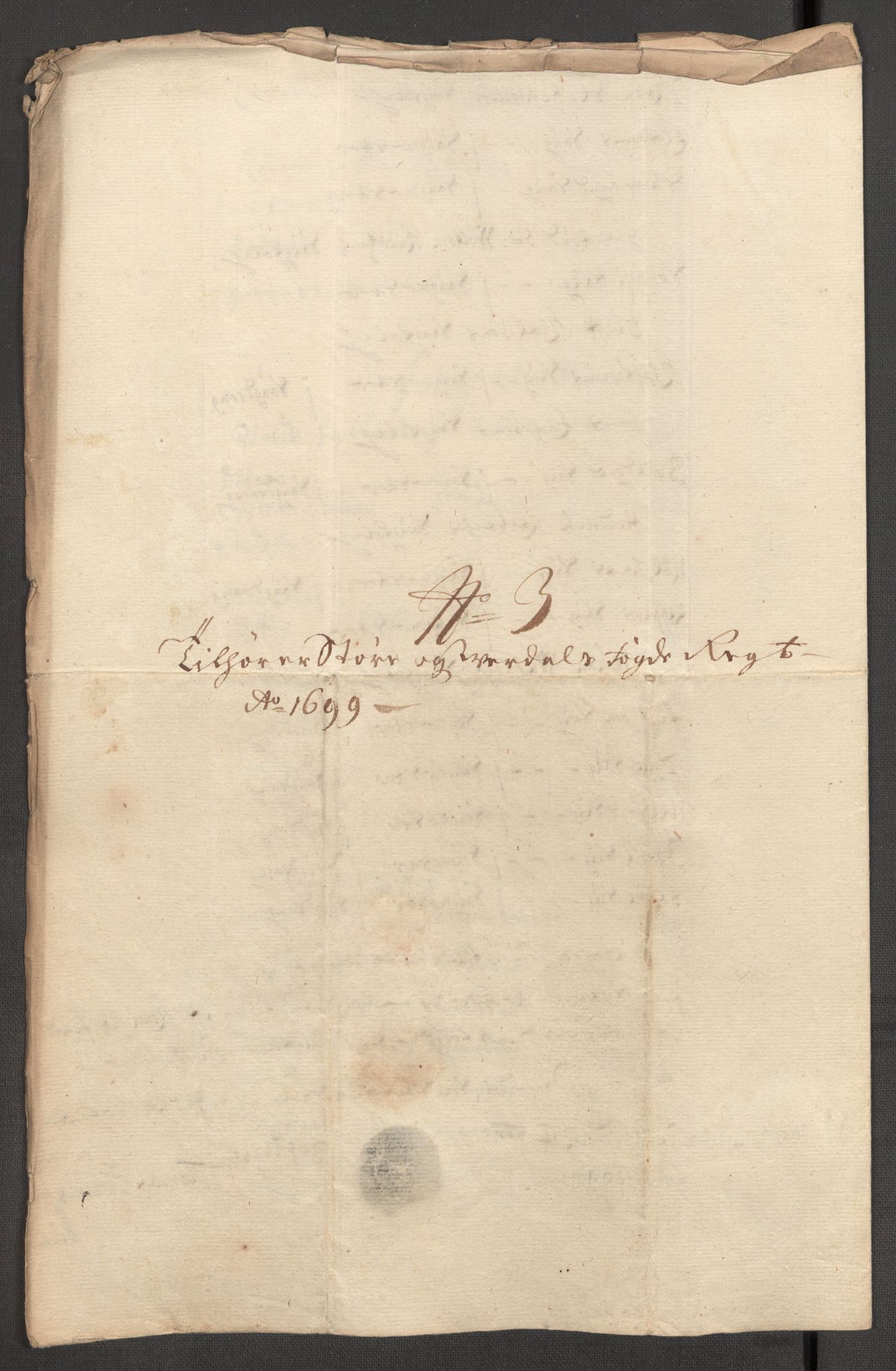 Rentekammeret inntil 1814, Reviderte regnskaper, Fogderegnskap, RA/EA-4092/R62/L4191: Fogderegnskap Stjørdal og Verdal, 1699, s. 217