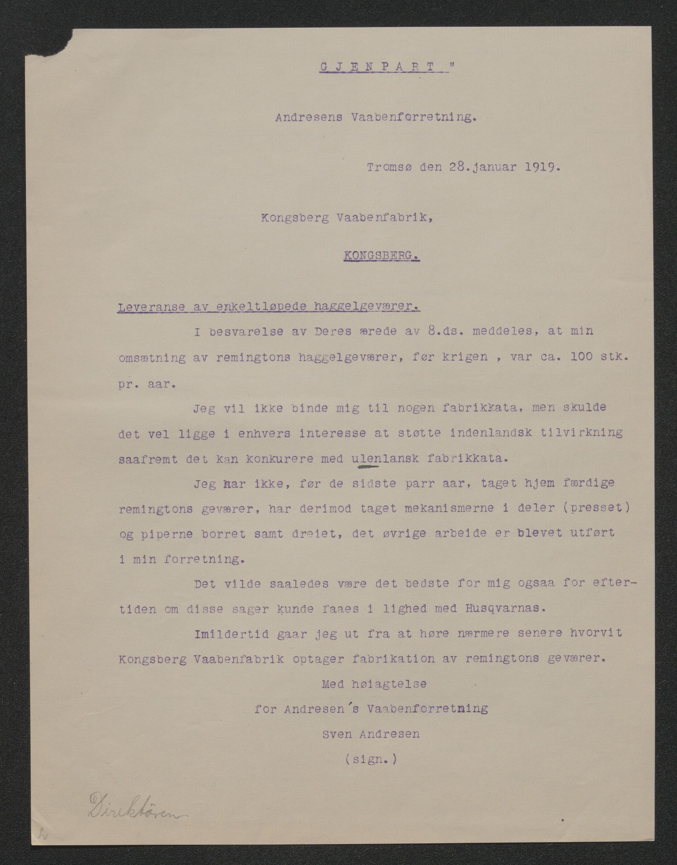 Kongsberg Våpenfabrikk, AV/SAKO-P-1081/G/Ga/L0002: Instruksjoner, reglementer, produksjon, tekniske rapporter m.m., 1854-1919, s. 80