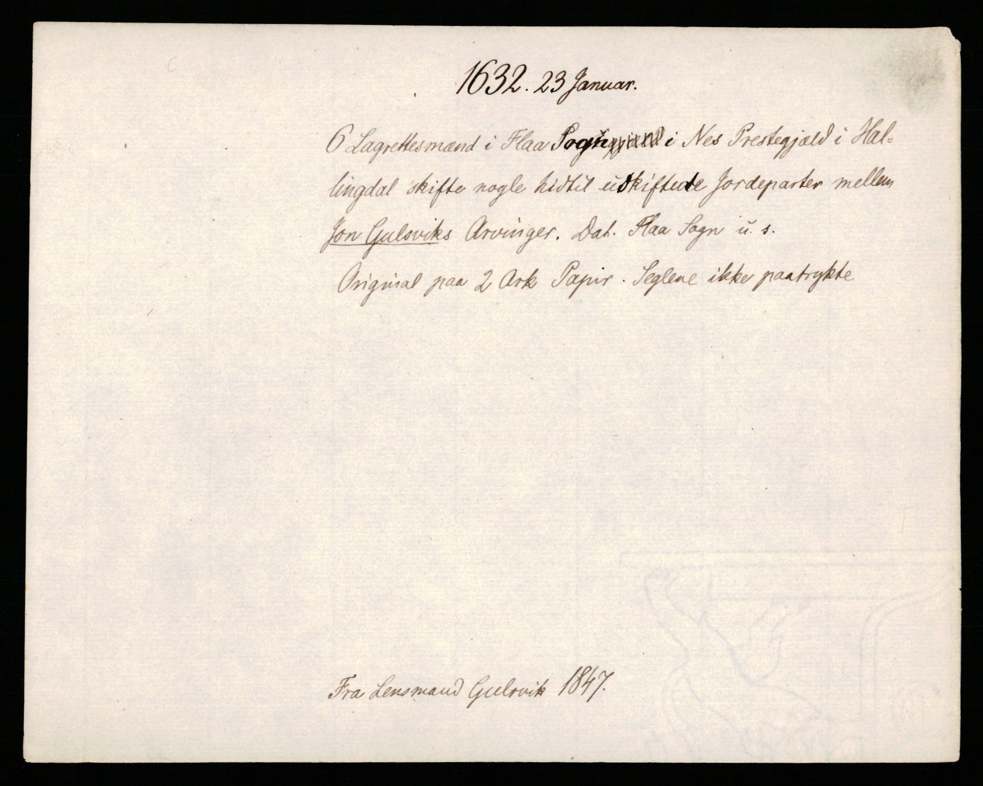 Riksarkivets diplomsamling, AV/RA-EA-5965/F35/F35b/L0007: Riksarkivets diplomer, seddelregister, 1625-1634, s. 445