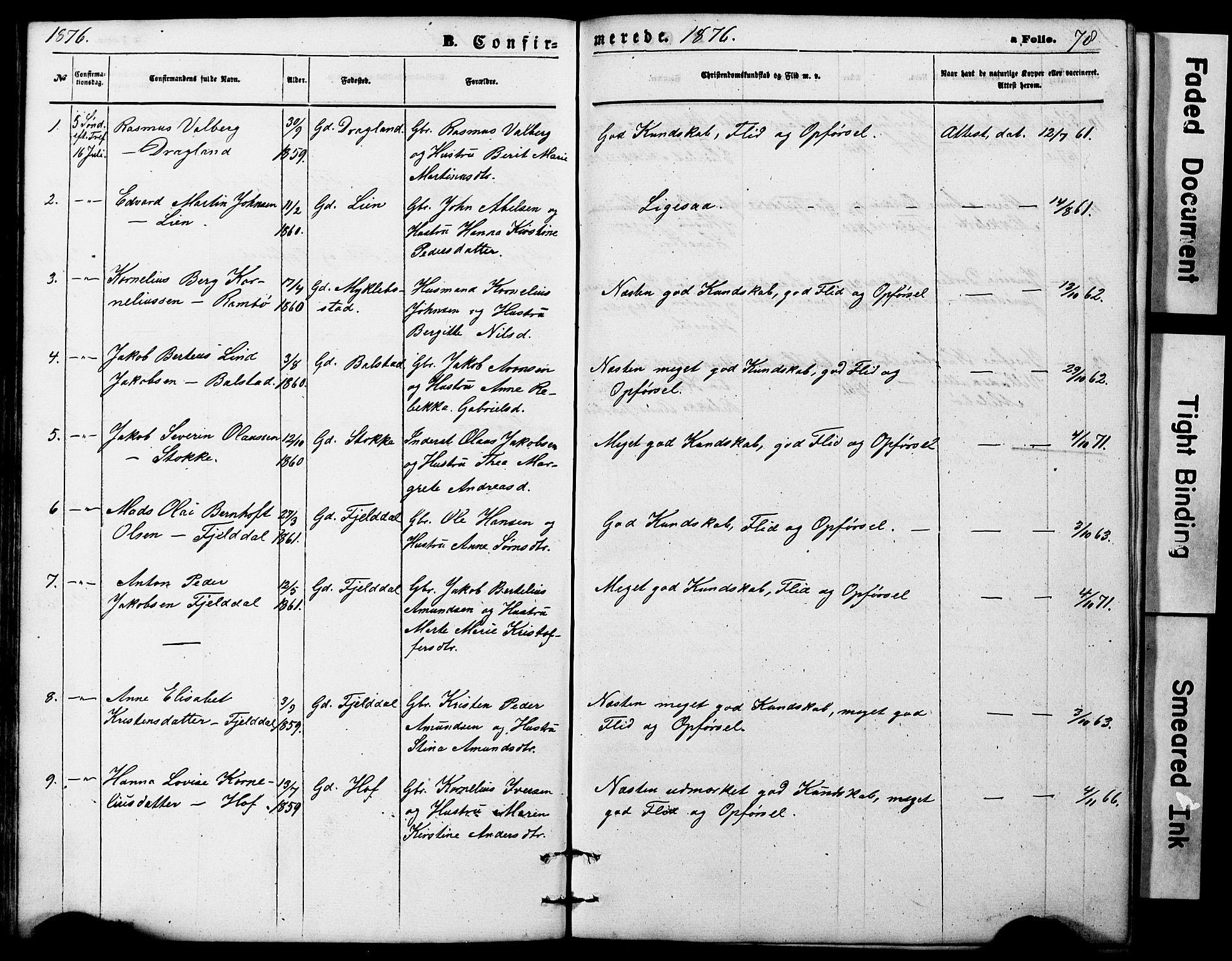 Ministerialprotokoller, klokkerbøker og fødselsregistre - Nordland, AV/SAT-A-1459/865/L0930: Klokkerbok nr. 865C02, 1866-1884, s. 78